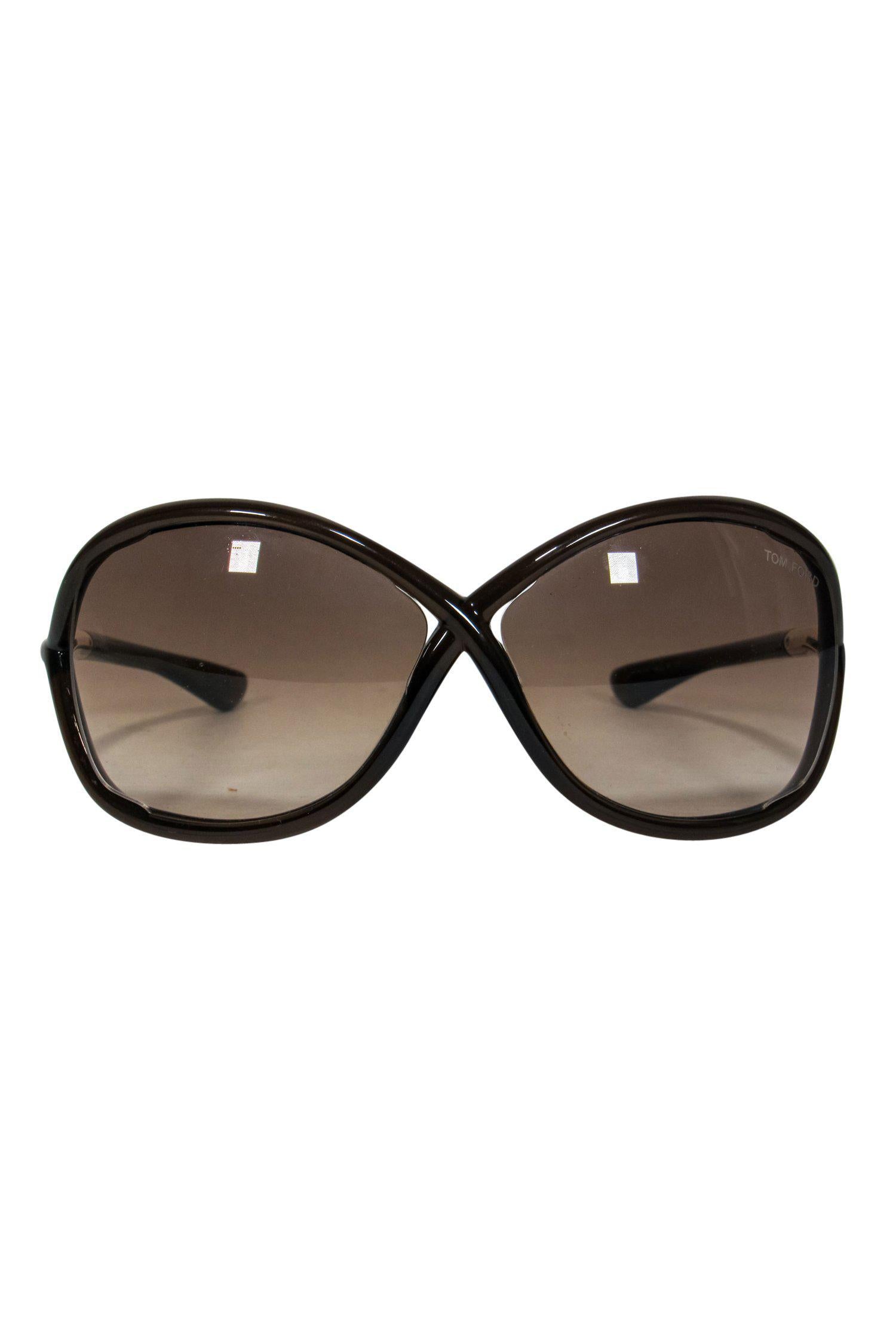 Tom Ford Jennifer Brown Oval Sunglasses - Stylish Sunwear