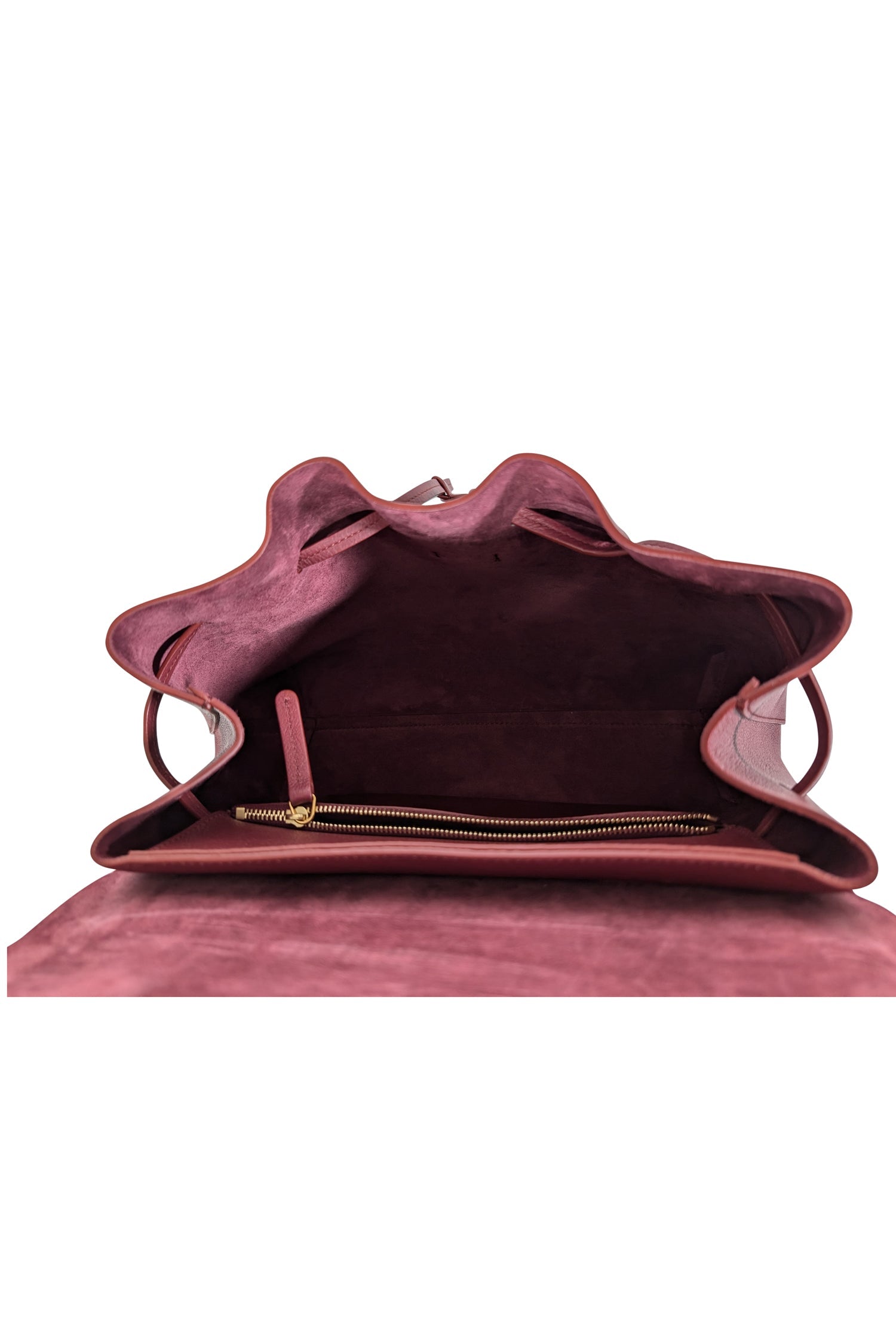Mansur Gavriel's Irresistible Wine Red Pebbled Leather Shoulder Bag