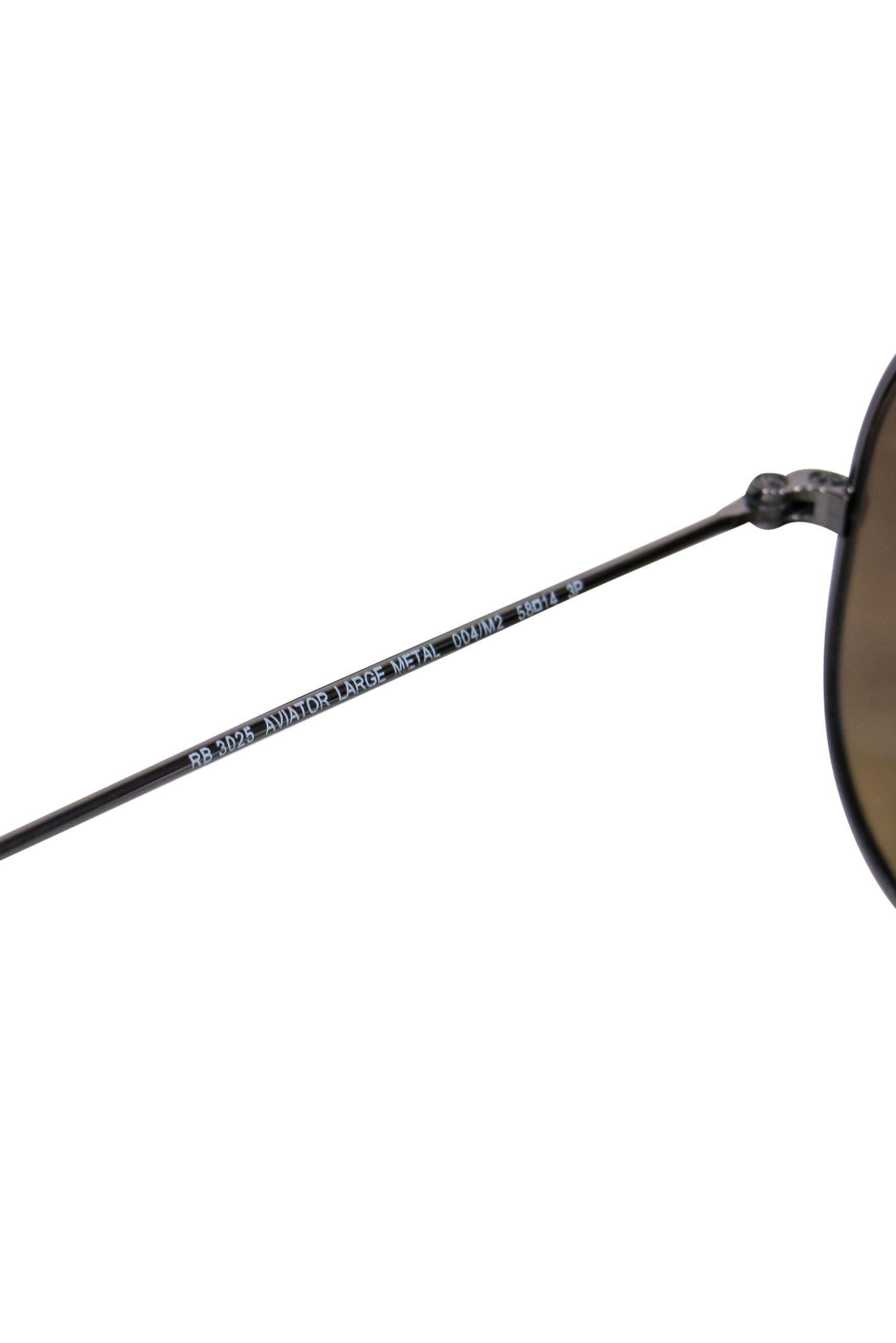 Ray-Ban Gunmetal Aviator Sunglasses with Brown Lenses - Your Stylish Adventure Companion