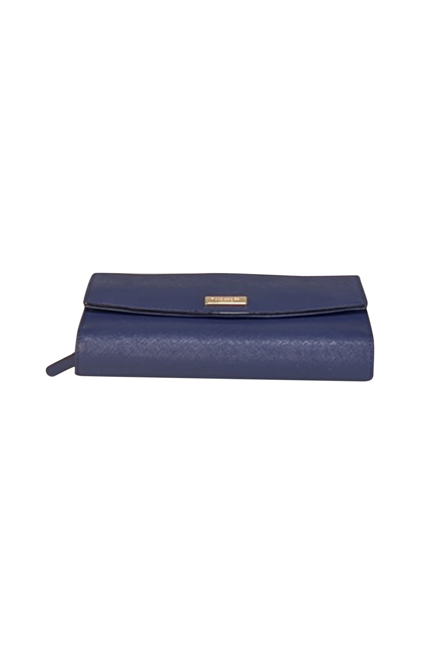 Kate Spade Dark Blue Luxury Saffiano Leather Wallet