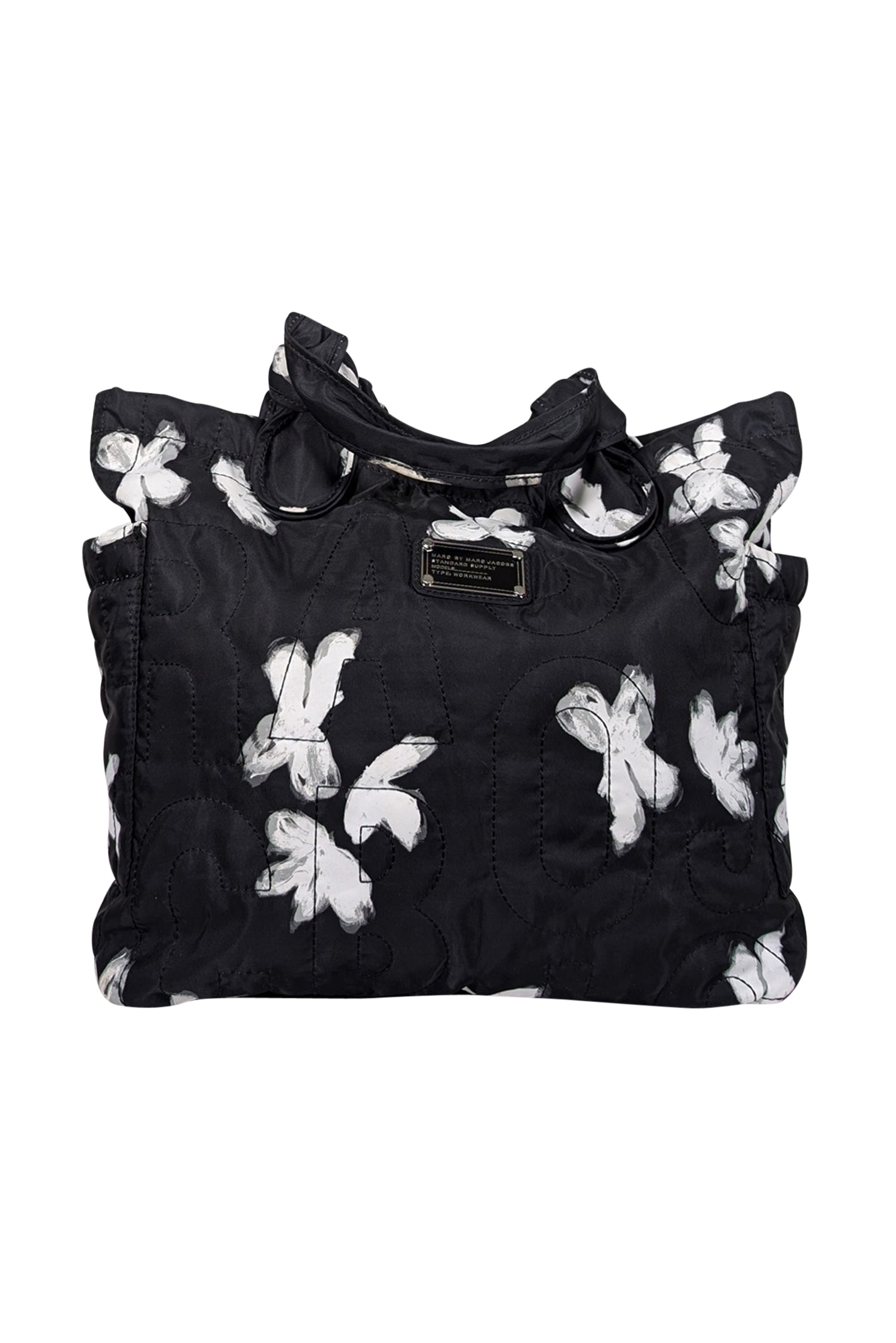 Marc by Marc Jacobs - Stunning Black & White Floral Quilted Shoulder Bag