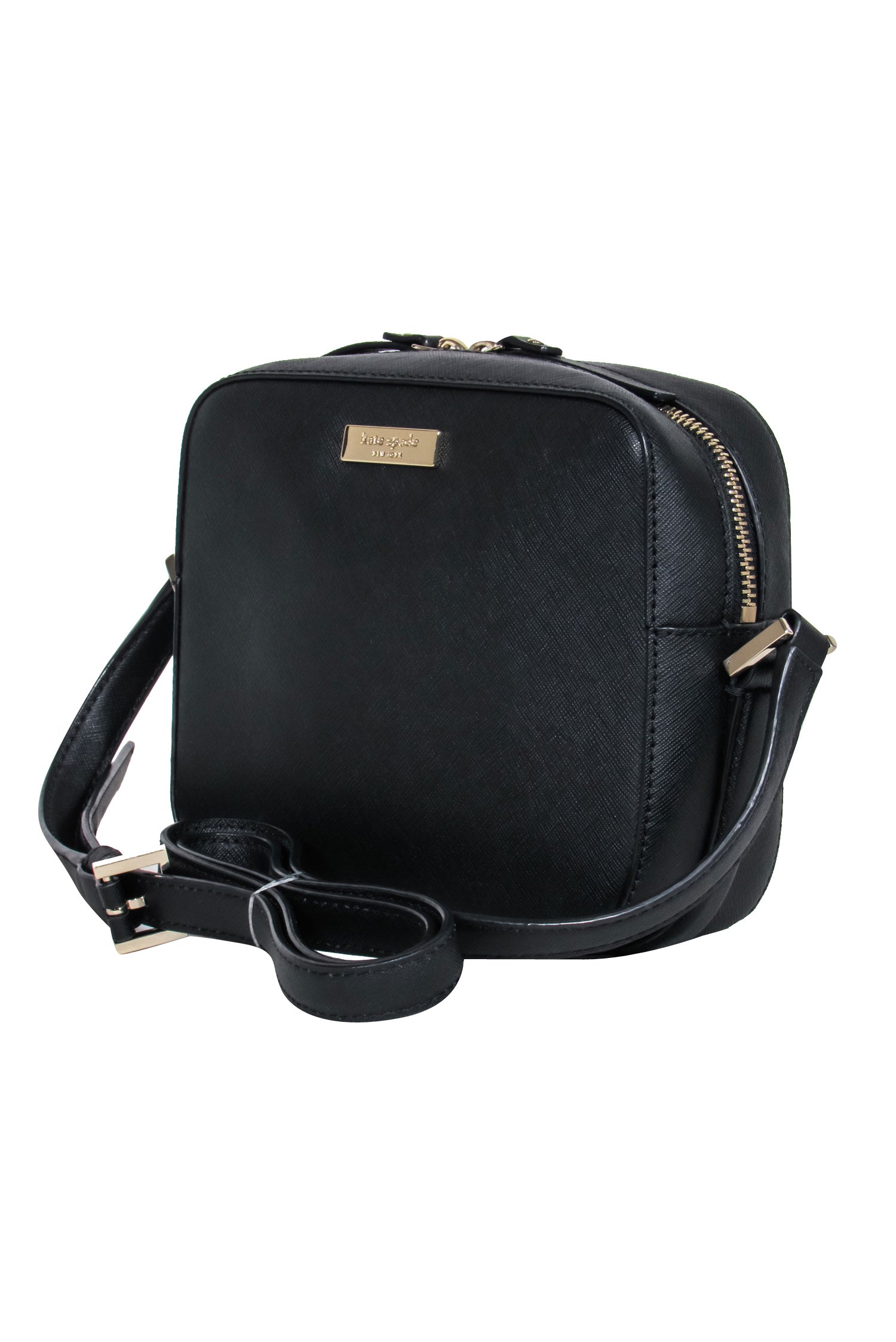 Kate Spade Black Leather Camera Crossbody Bag - The Ultimate Fashion Companion