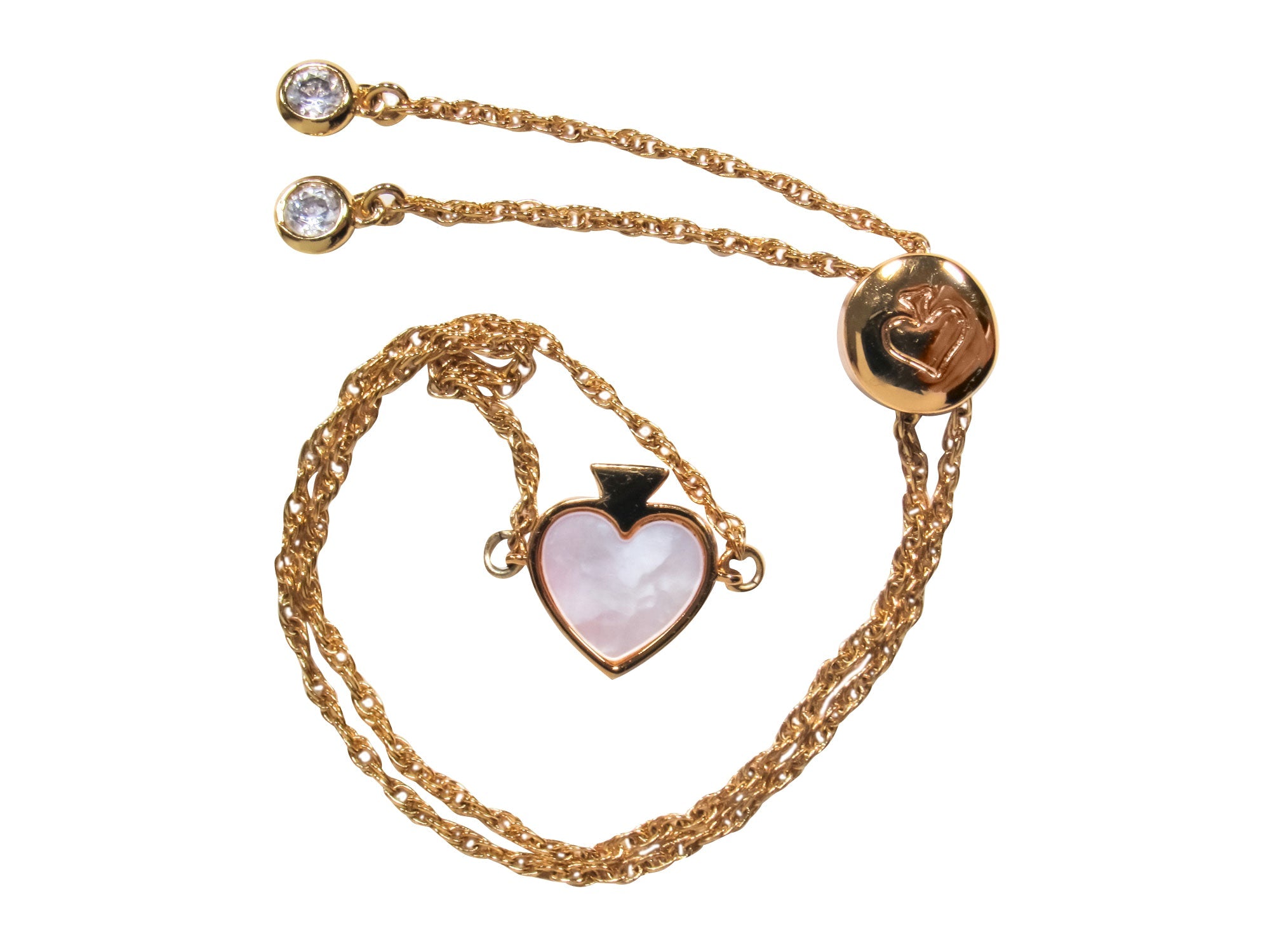 Kate Spade - Stunning Mother of Pearl Gold Plated Mini Charm Bracelet