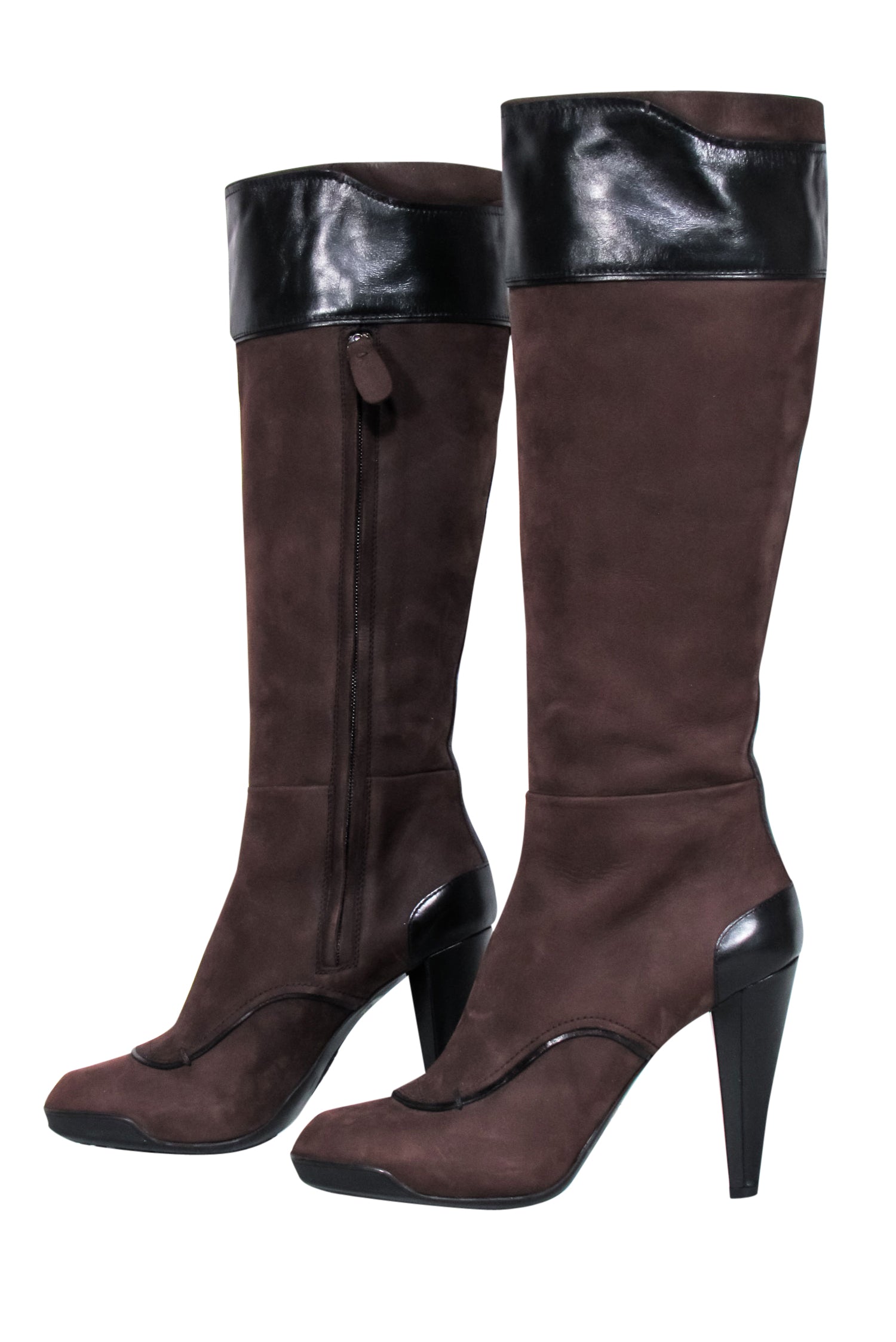 Tod's Stunning Brown Suede Tall Boots - Size 9