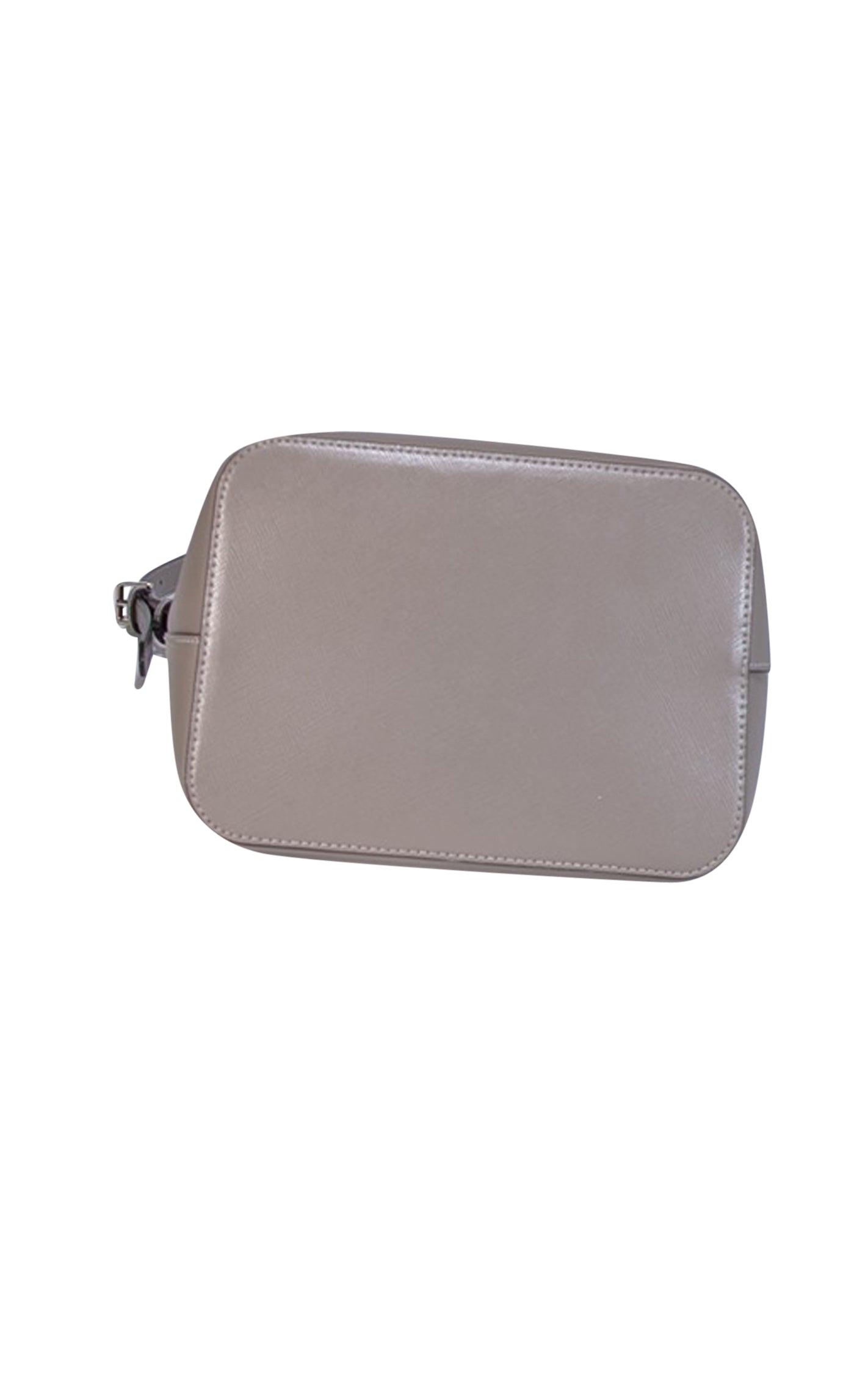 Kate Spade's Charming Grey Leather Bucket Bag