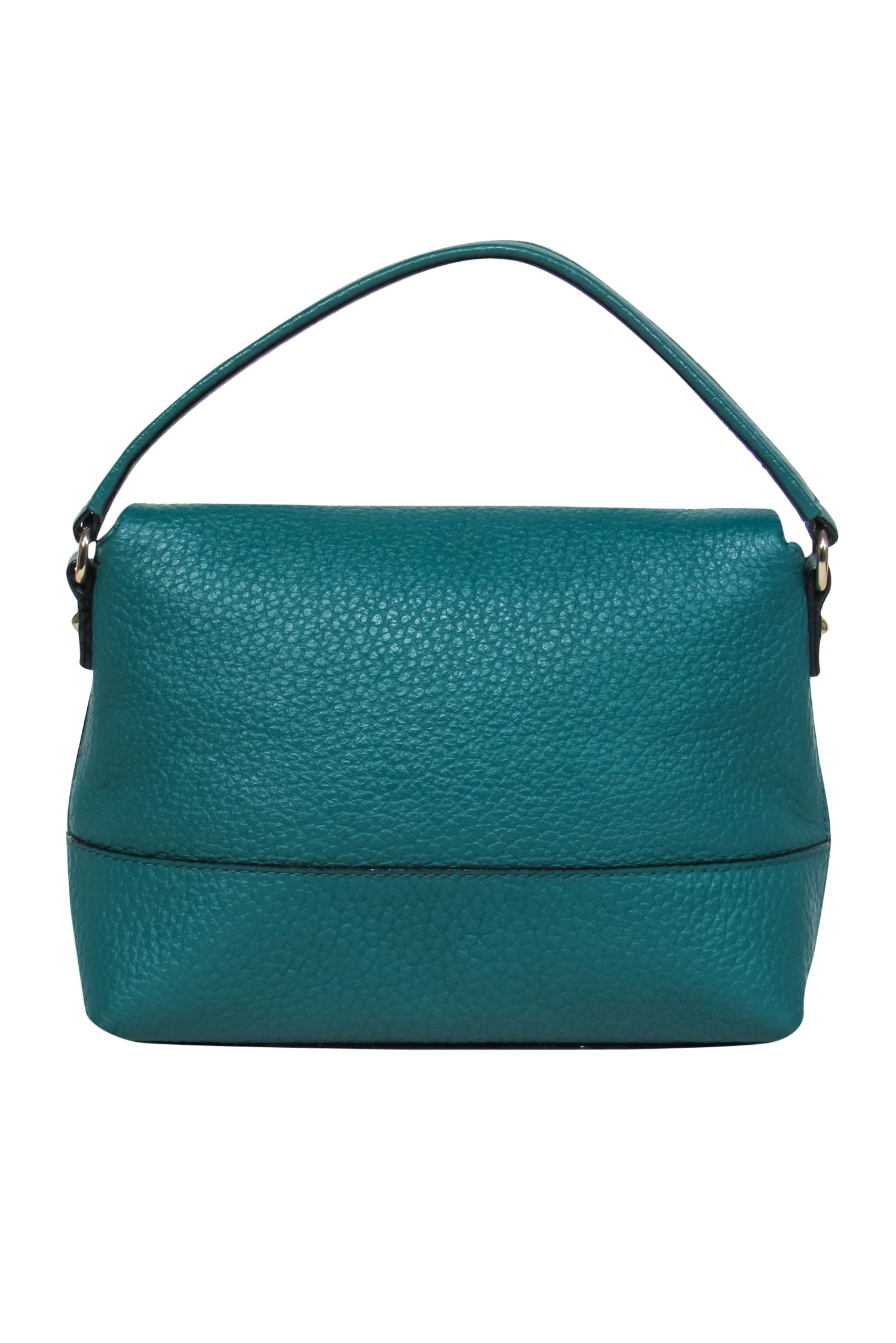 Kate Spade Emerald Green Pebbled Leather Tassel Convertible Handbag - A Glamorous Essential