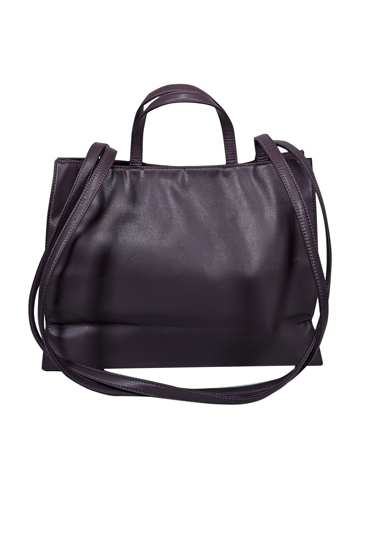 Telfar Dark Plum Medium Shopper Tote - A Fall Fashion Essential