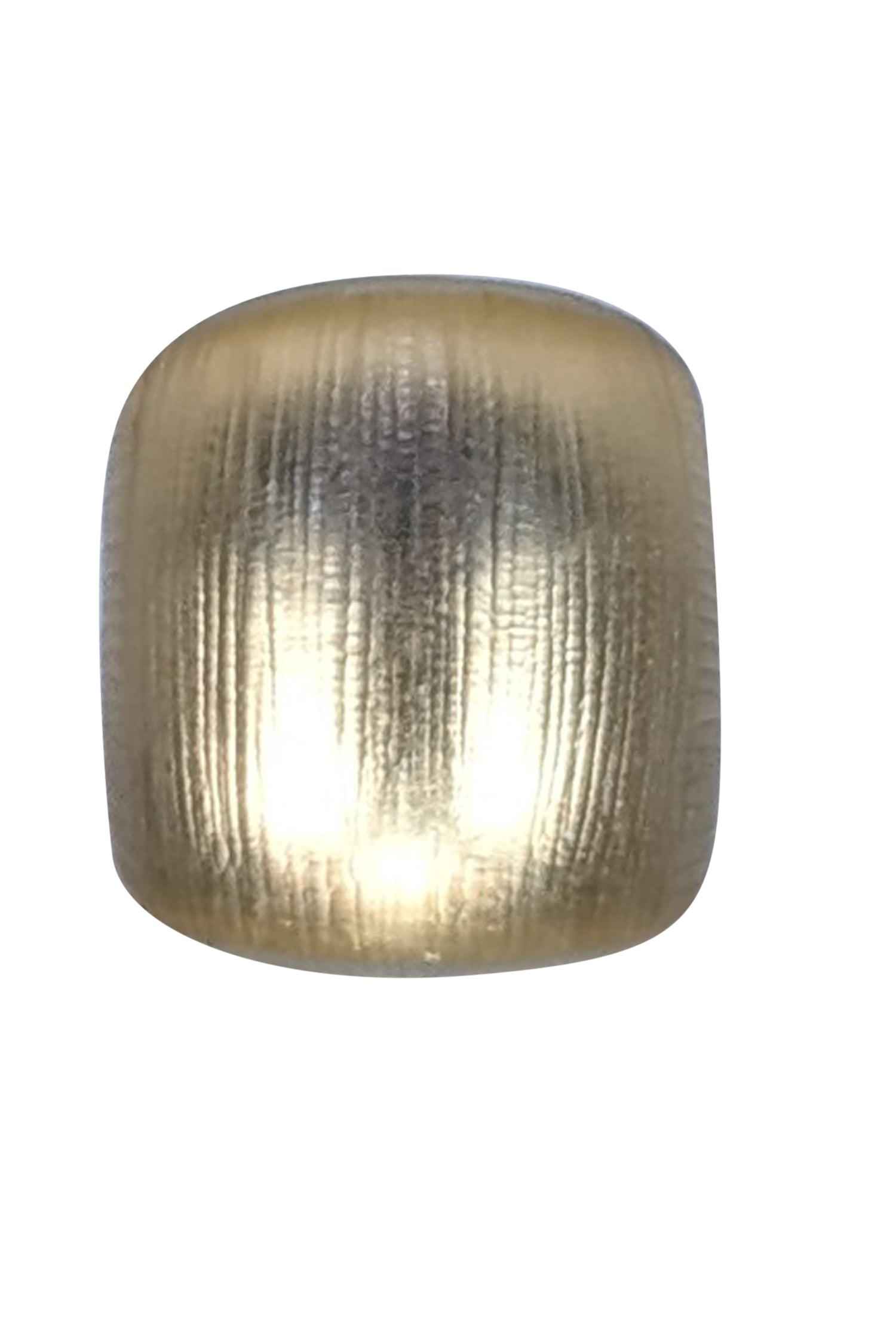 Alexis Bittar's Stunning Gold Lucite Ring - Size 7