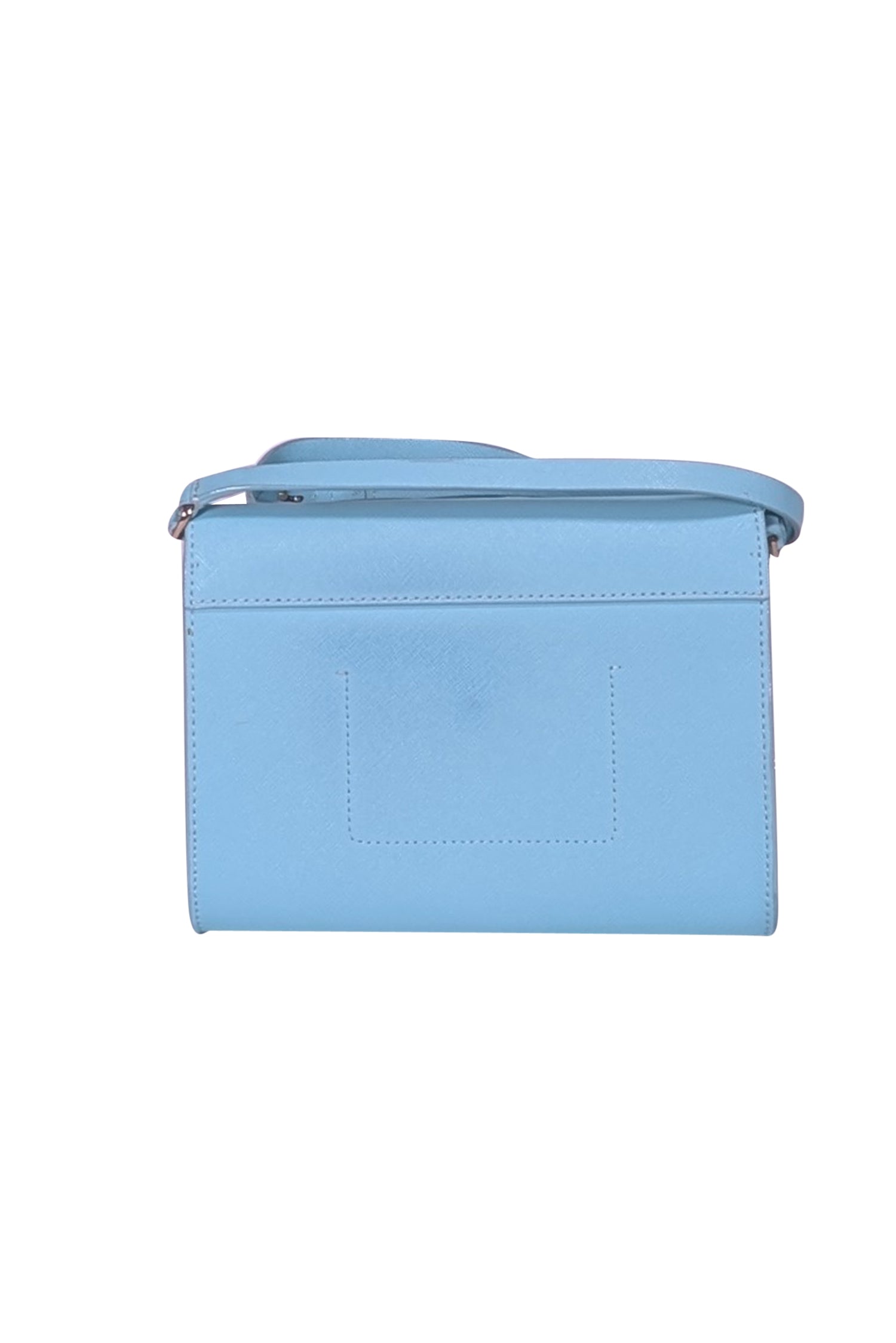 Kate Spade Aqua Blue Bow-Front Saffiano Leather Crossbody: A Colorful Spring Essential