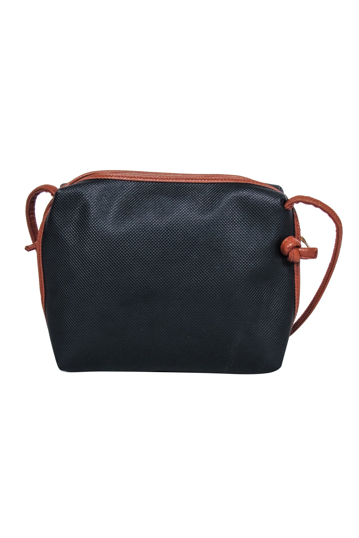 Bottega Veneta - Stunning Black Embossed Textured Crossbody Bag