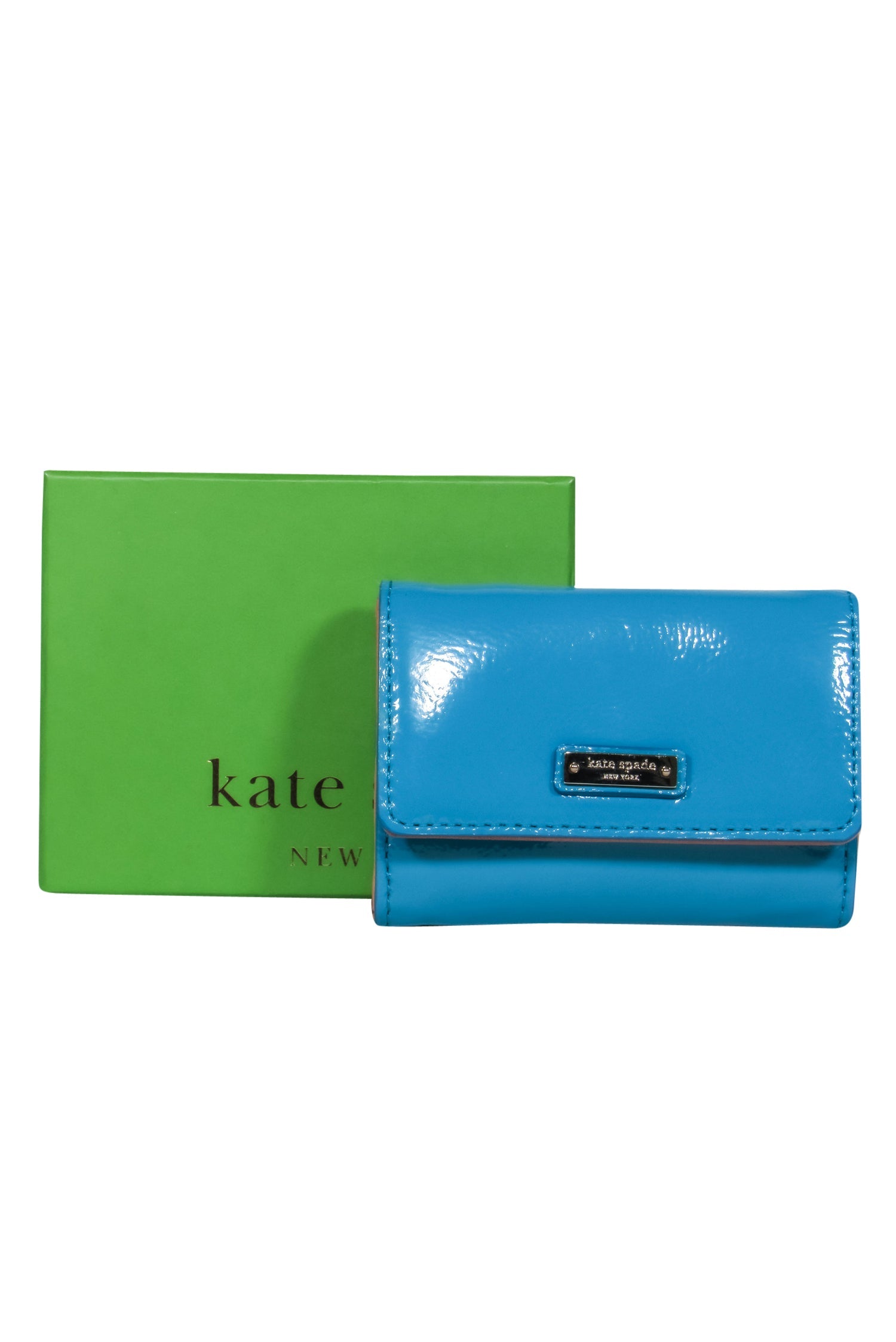 Kate Spade Mini Teal Patent Leather Wallet: A Stylish Essential