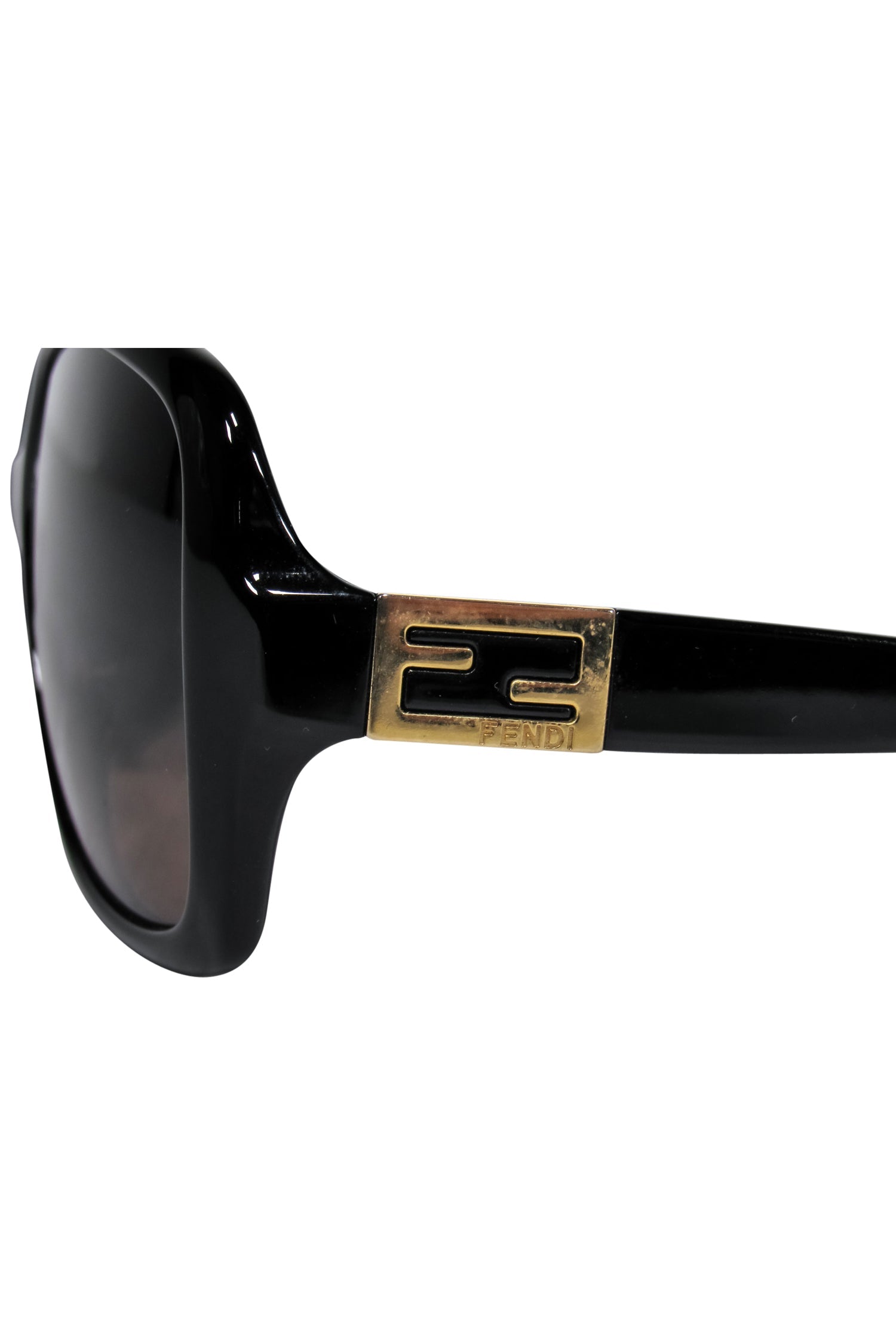 Fendi's Stunning Black Rounded Oval Oversized Sunglasses