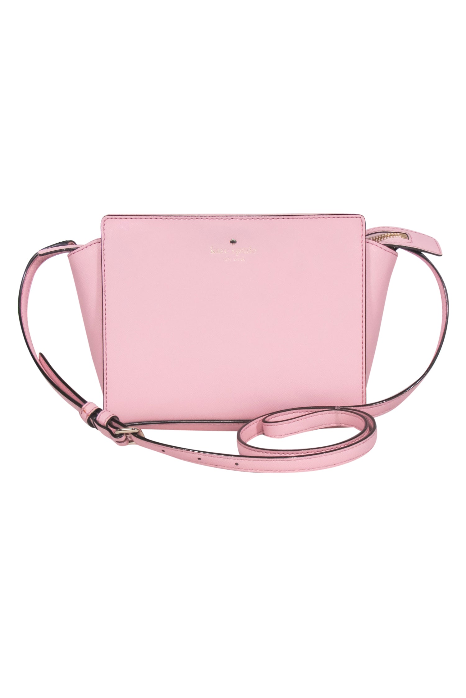 Kate Spade - Charming Light Pink Leather Structured Crossbody