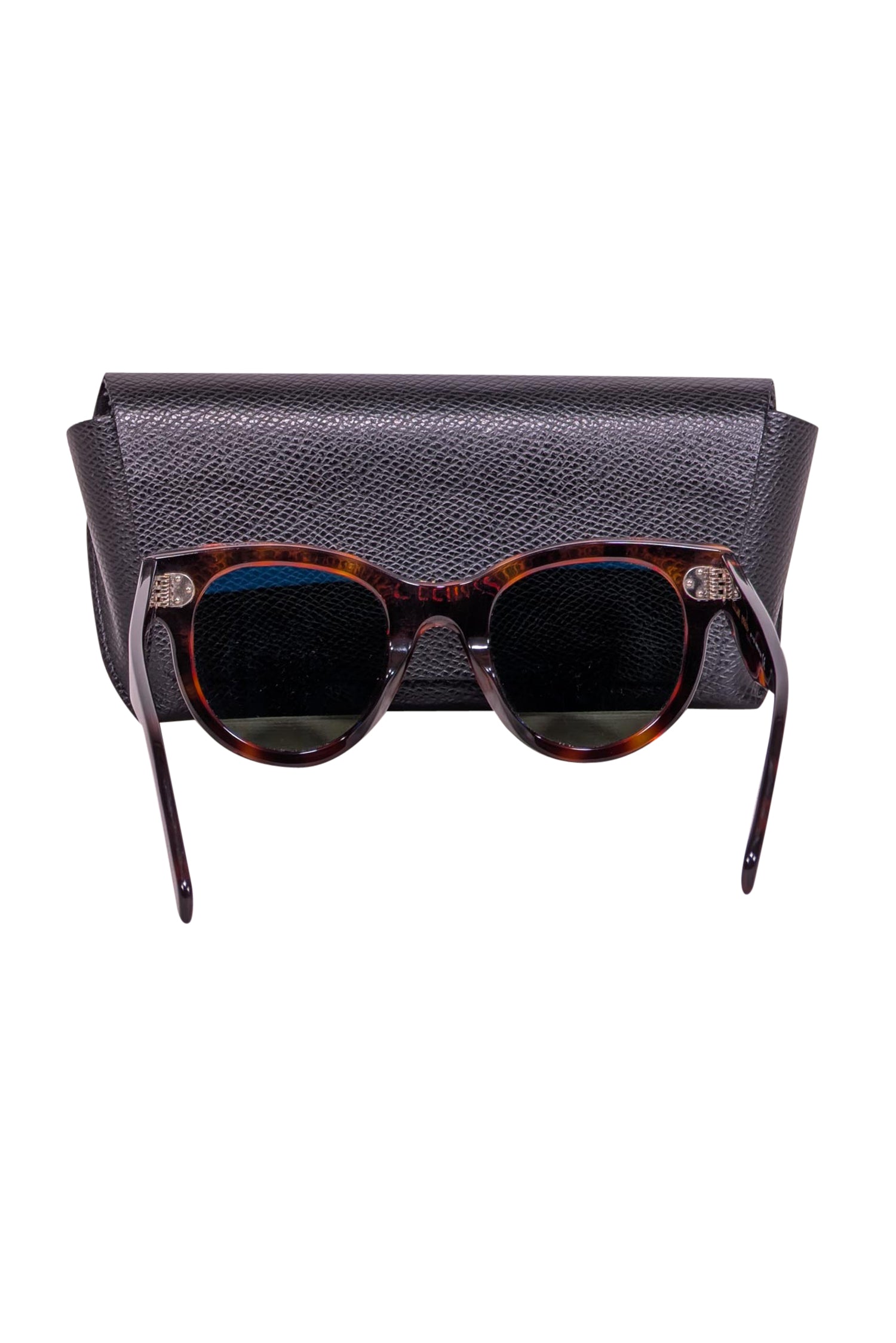 Celine's Stunning Brown Tortoise Rounded Sunglasses