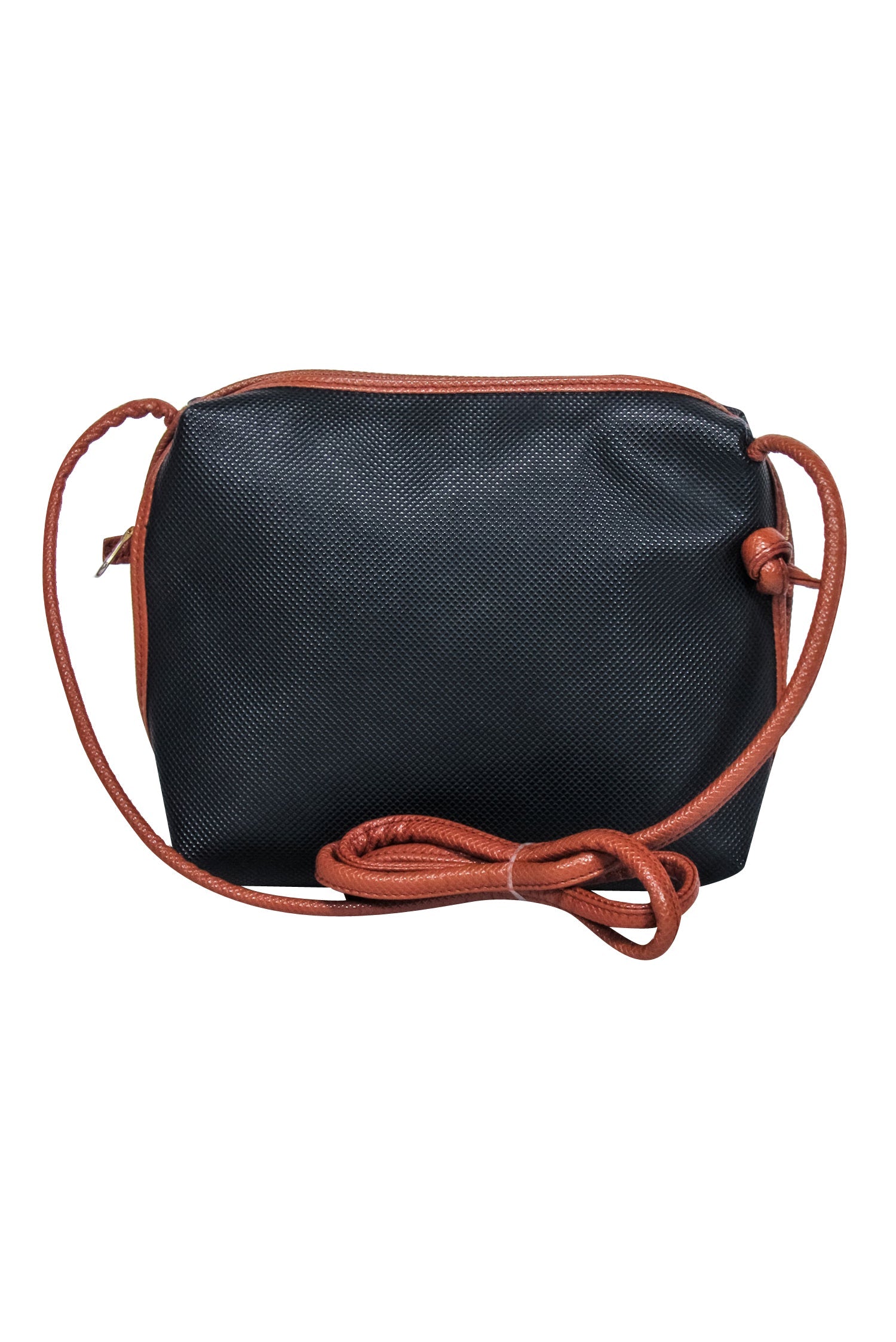 Bottega Veneta - Stunning Black Embossed Textured Crossbody Bag