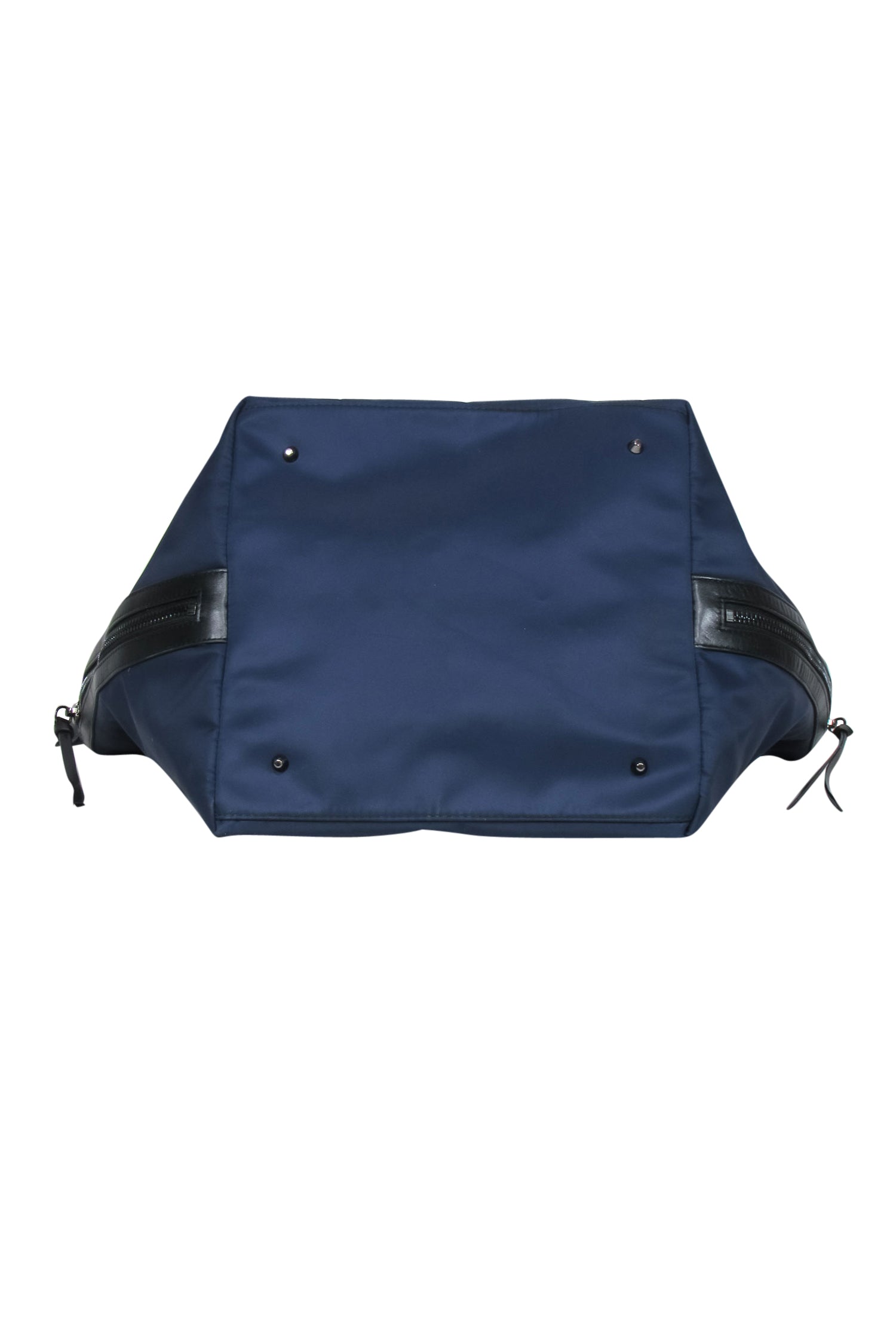 Botkier Navy Nylon Zipper Tote Bag - The Ultimate Spacious Companion