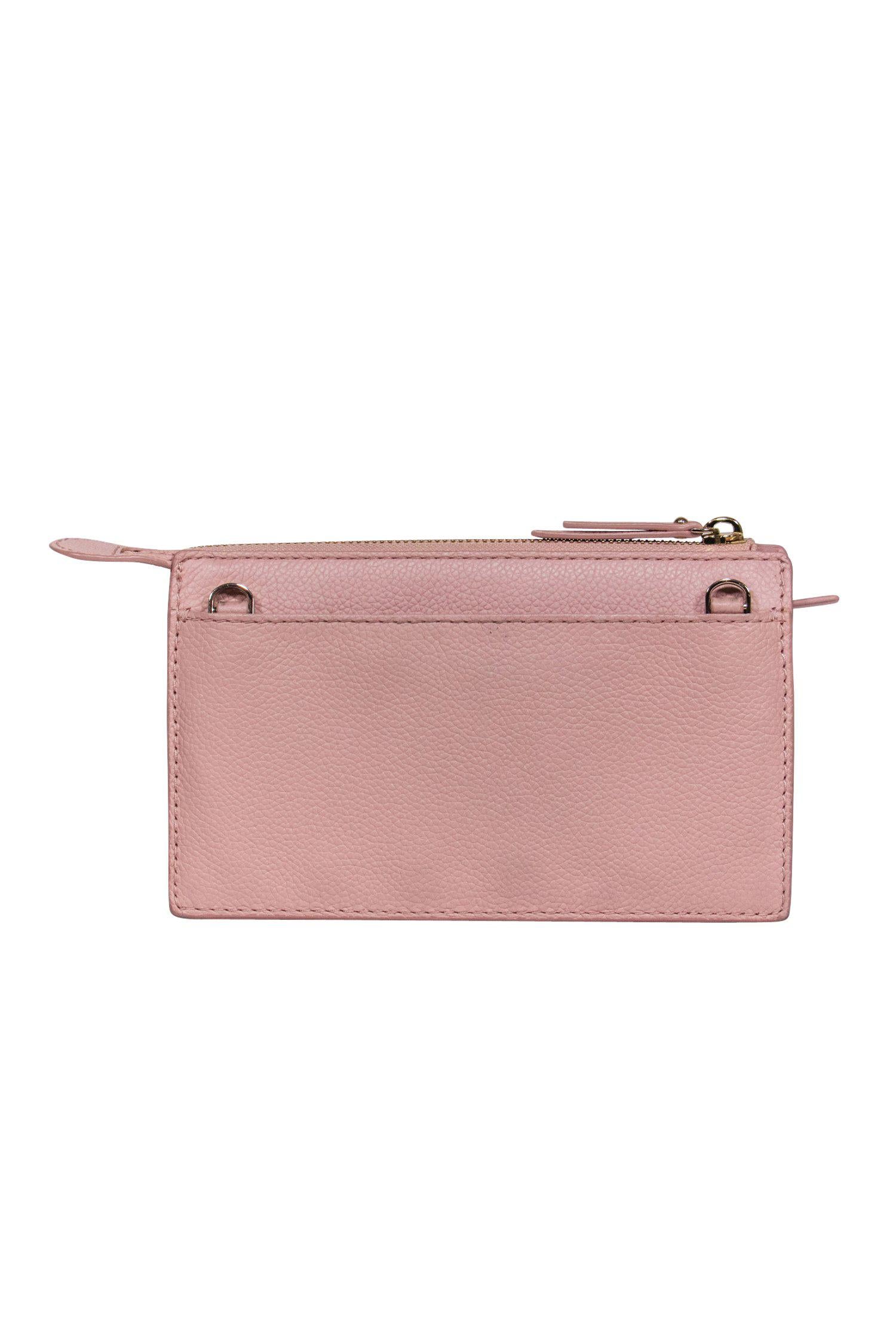 Kate Spade Baby Pink Pebbled Leather Crossbody Wallet - The Ultimate Travel Companion