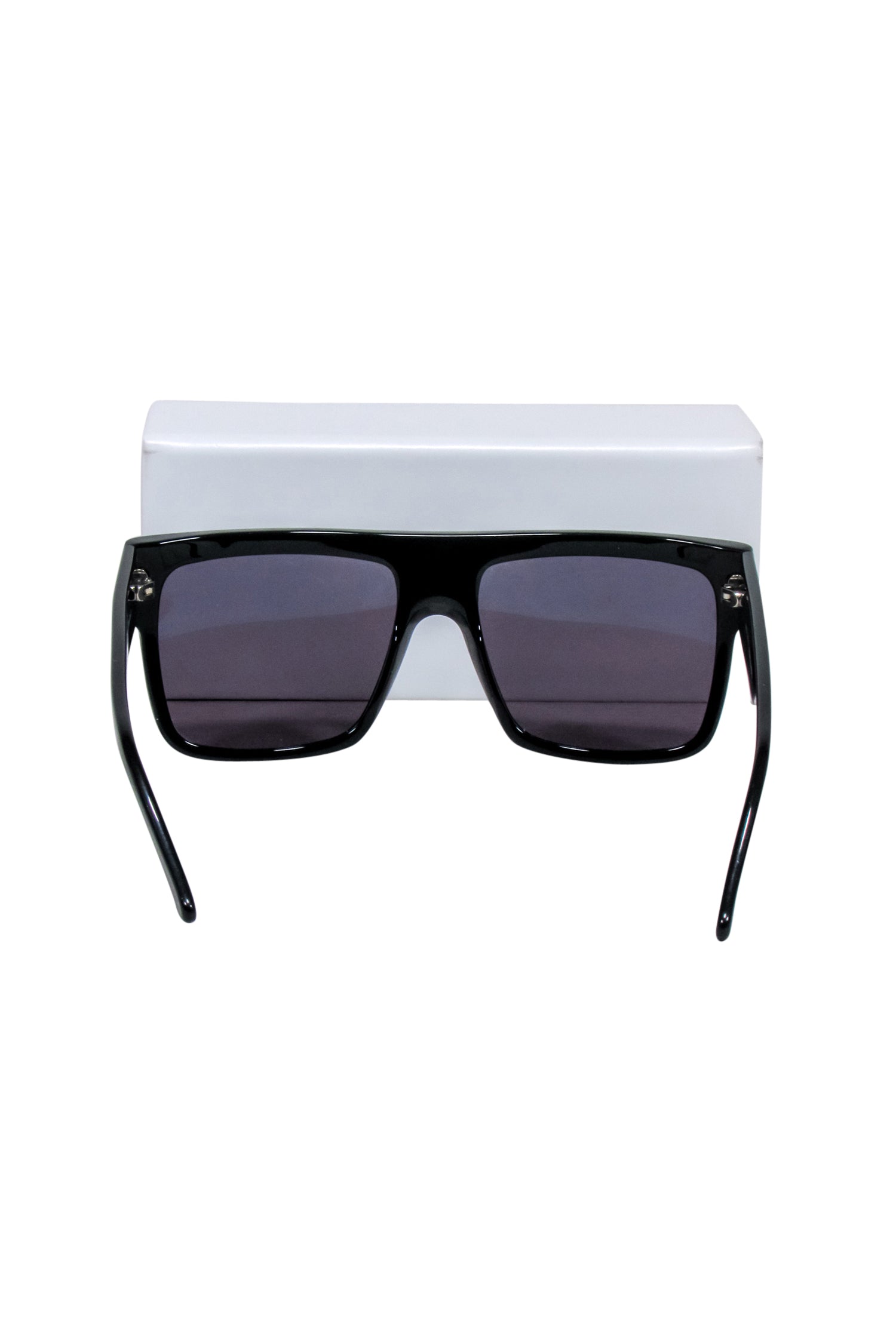 Andy Wolfe Black Oversized Summer Statement Sunglasses