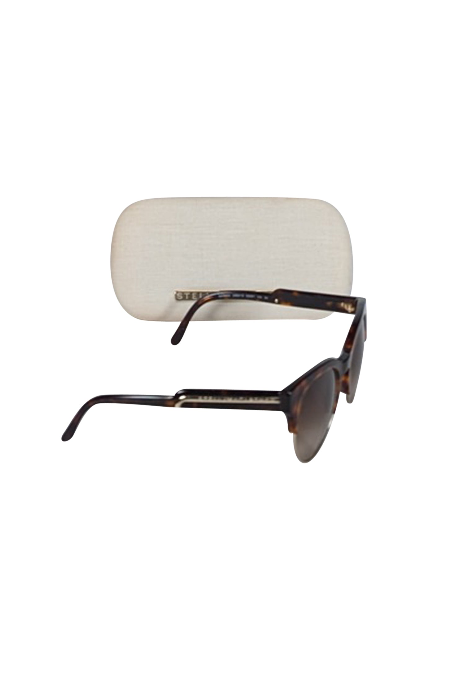 Stella McCartney's Quirky Brown Tortoise Round Sunglasses