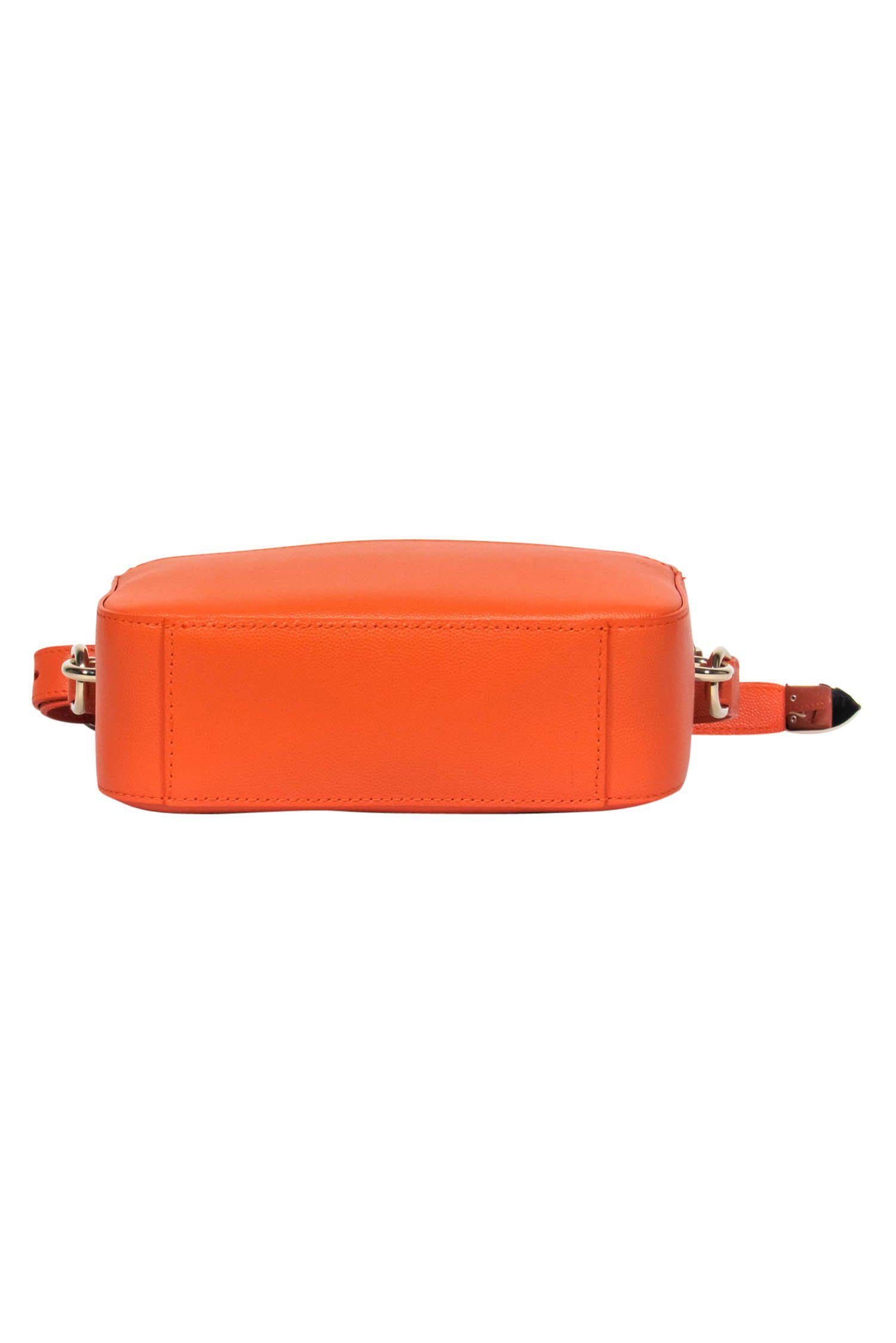 Furla - Stunning Orange Leather Crossbody Bag