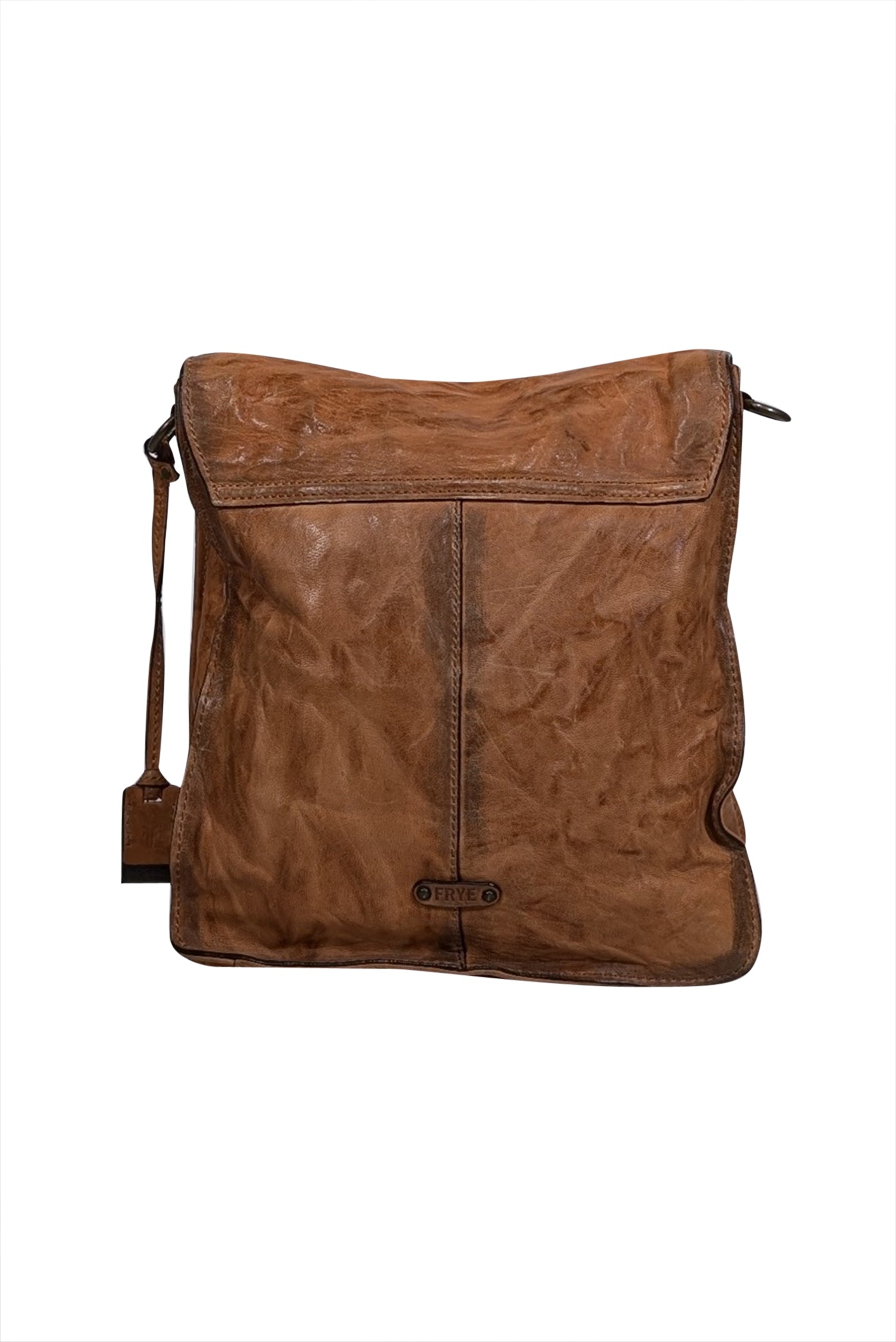 Frye's Stunning Tan Leather Large Crossbody Bag