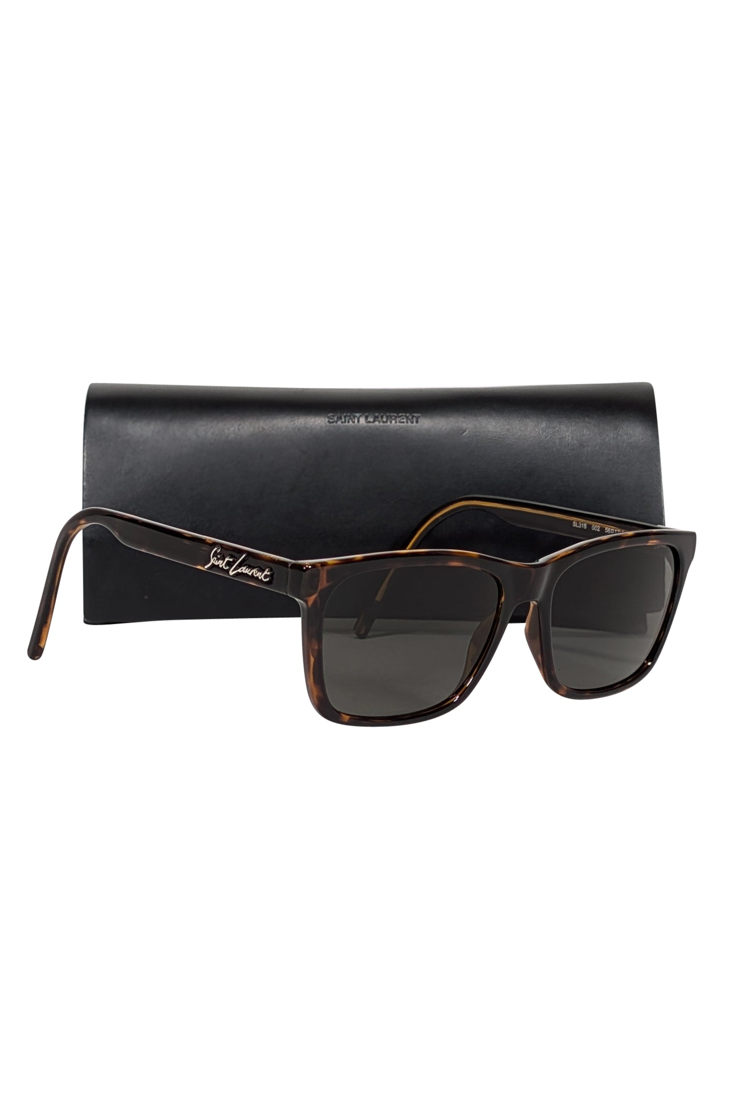 Yves Saint Laurent Brown Tortoise Square Sunglasses - A Chic Fall Essential