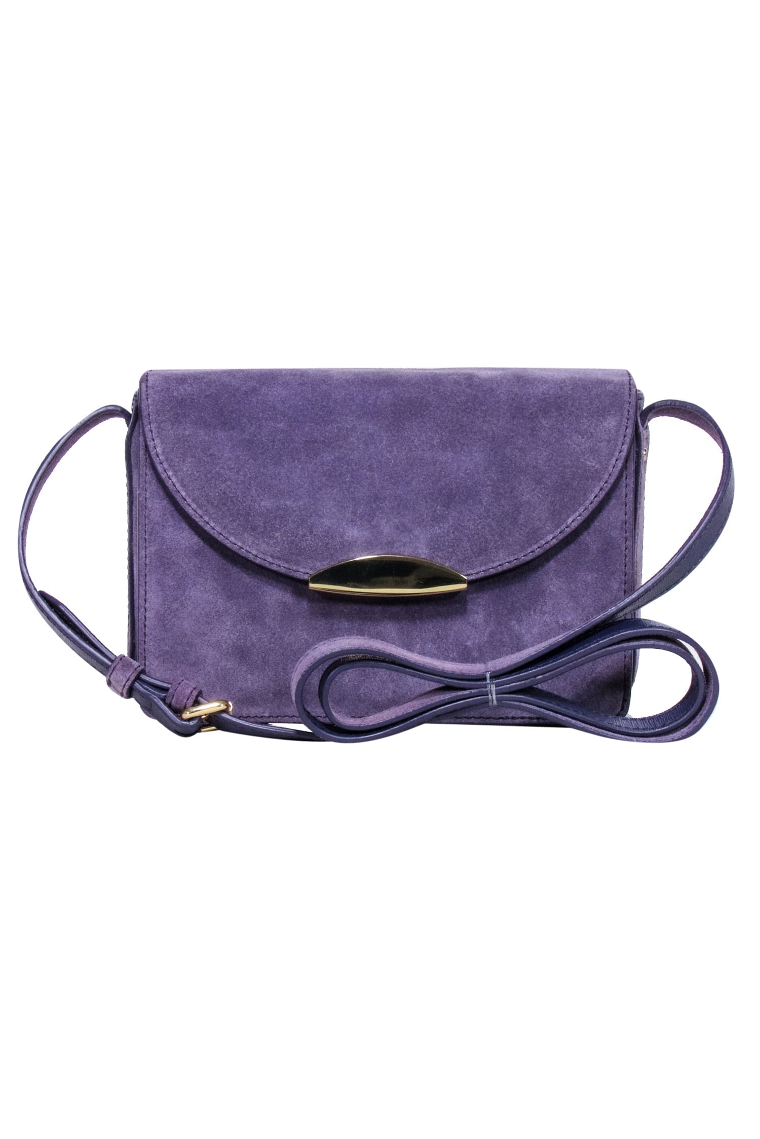 Neely & Chloe's Stunning Lavender Suede Crossbody Bag