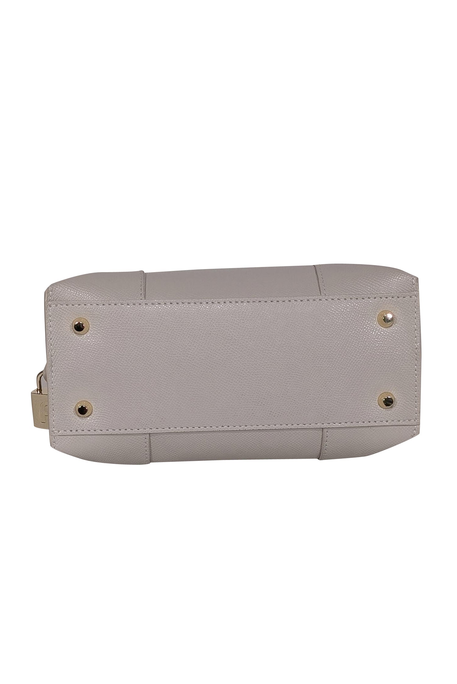 Furla - Elegant Beige Saffiano Leather Crossbody Bag