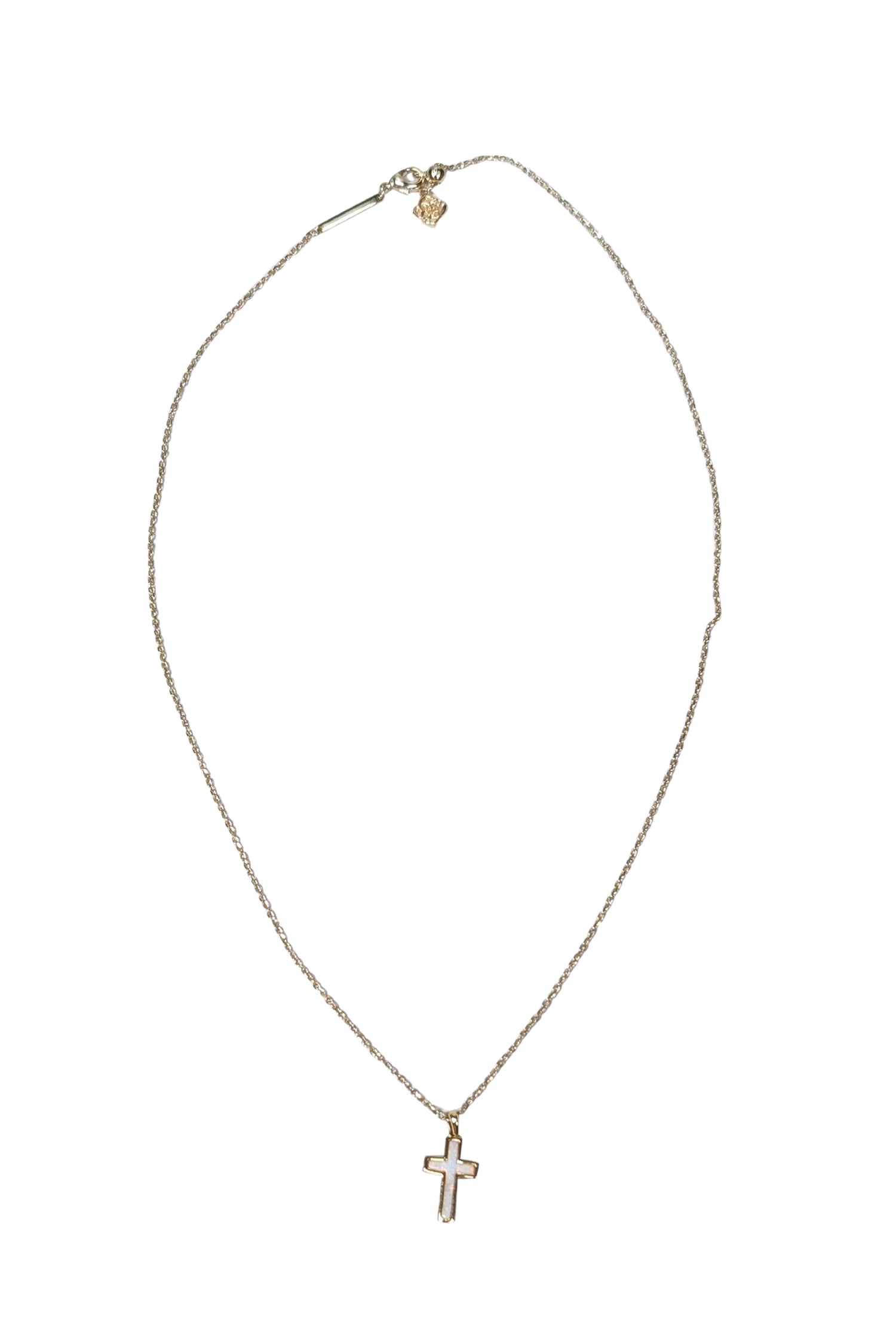 Kendra Scott's Stunning Gold-Chain Opal Cross Necklace