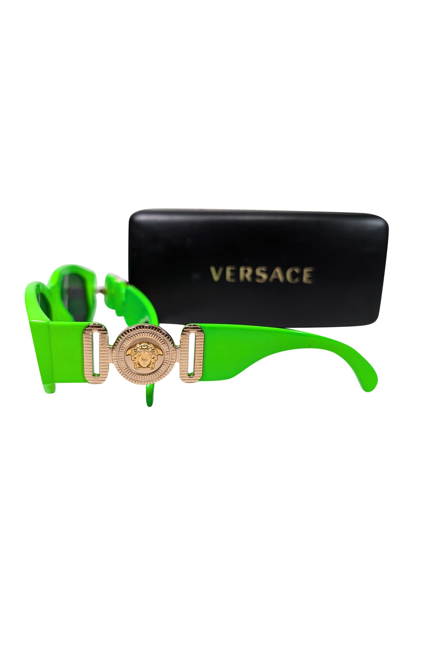 Versace Neon Green Fashion Statement Sunglasses