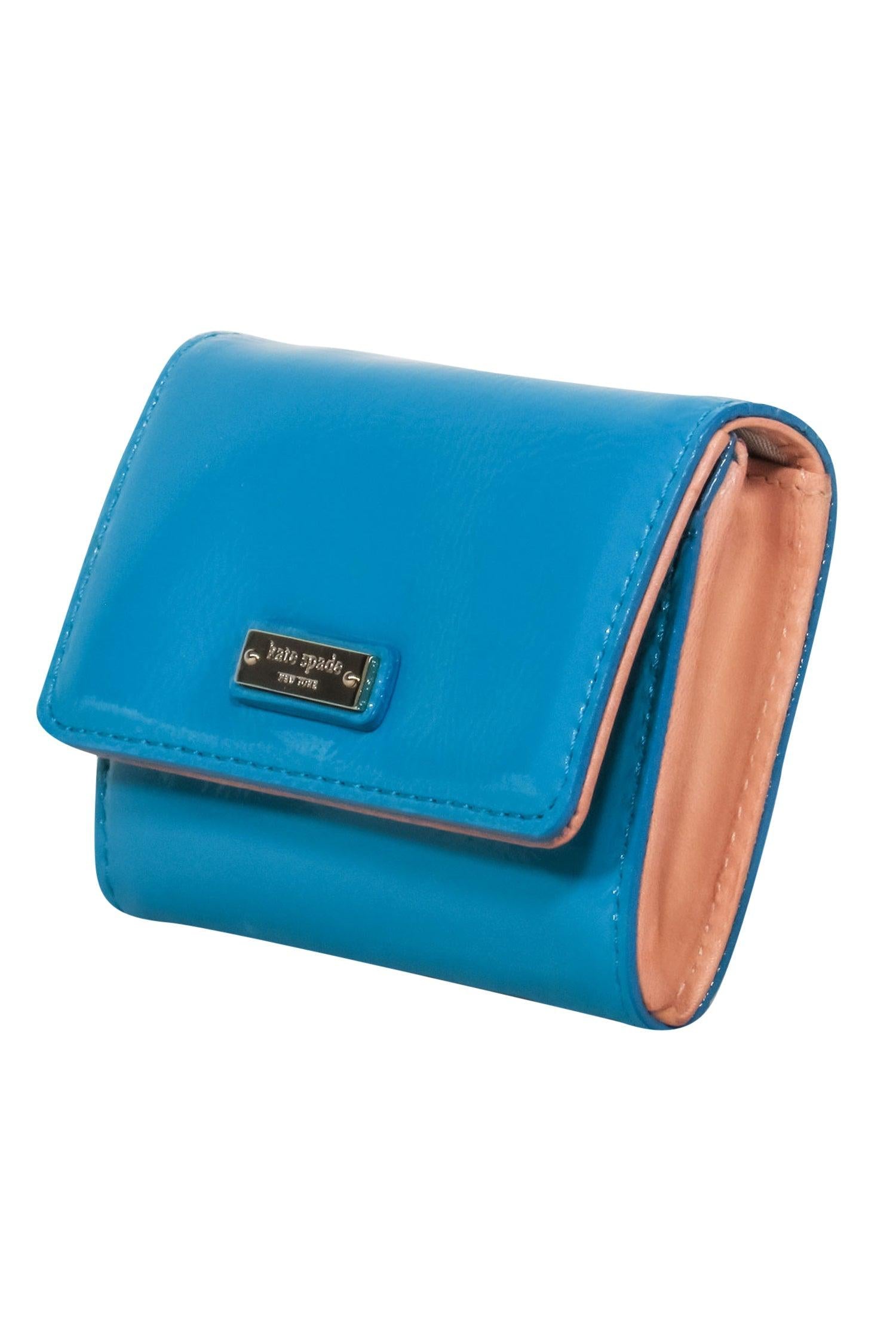 Kate Spade Mini Teal Patent Leather Wallet: A Stylish Essential