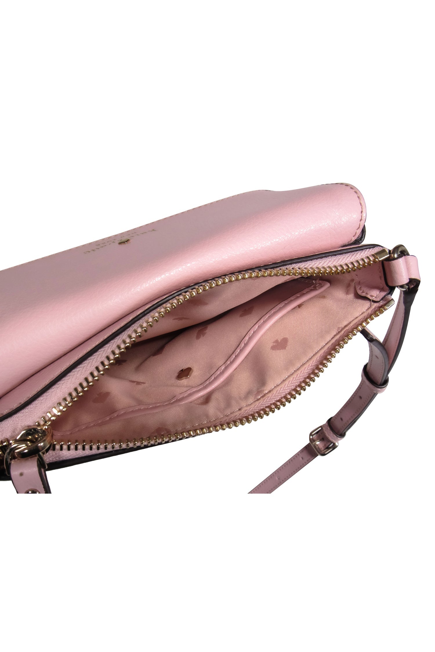 Kate Spade Blush Beauty: Fold-Over Crossbody with Zipper
