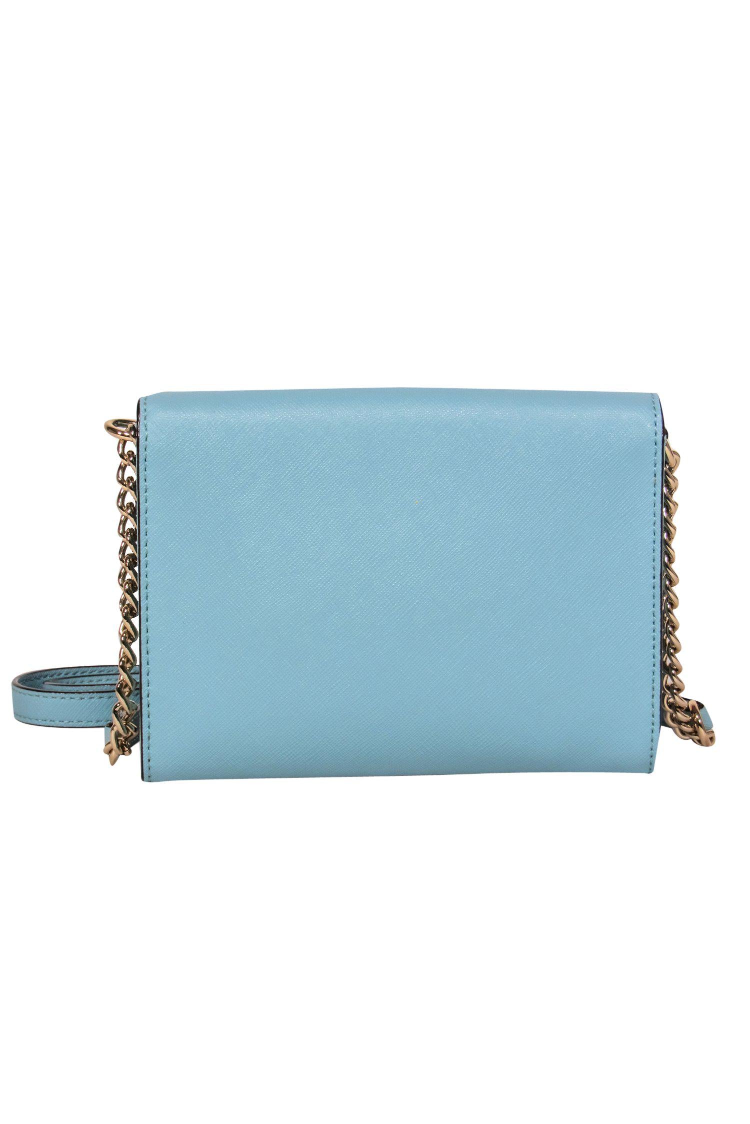 Kate Spade Baby Blue Leather Mini Envelope Crossbody Bag - A Must - Have!