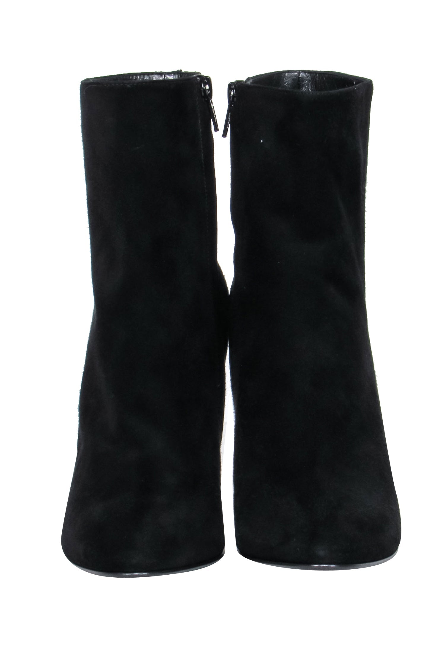 Saint Laurent Black Suede Booties - Size 8.5 - Elevate Your Fall/Winter Style!