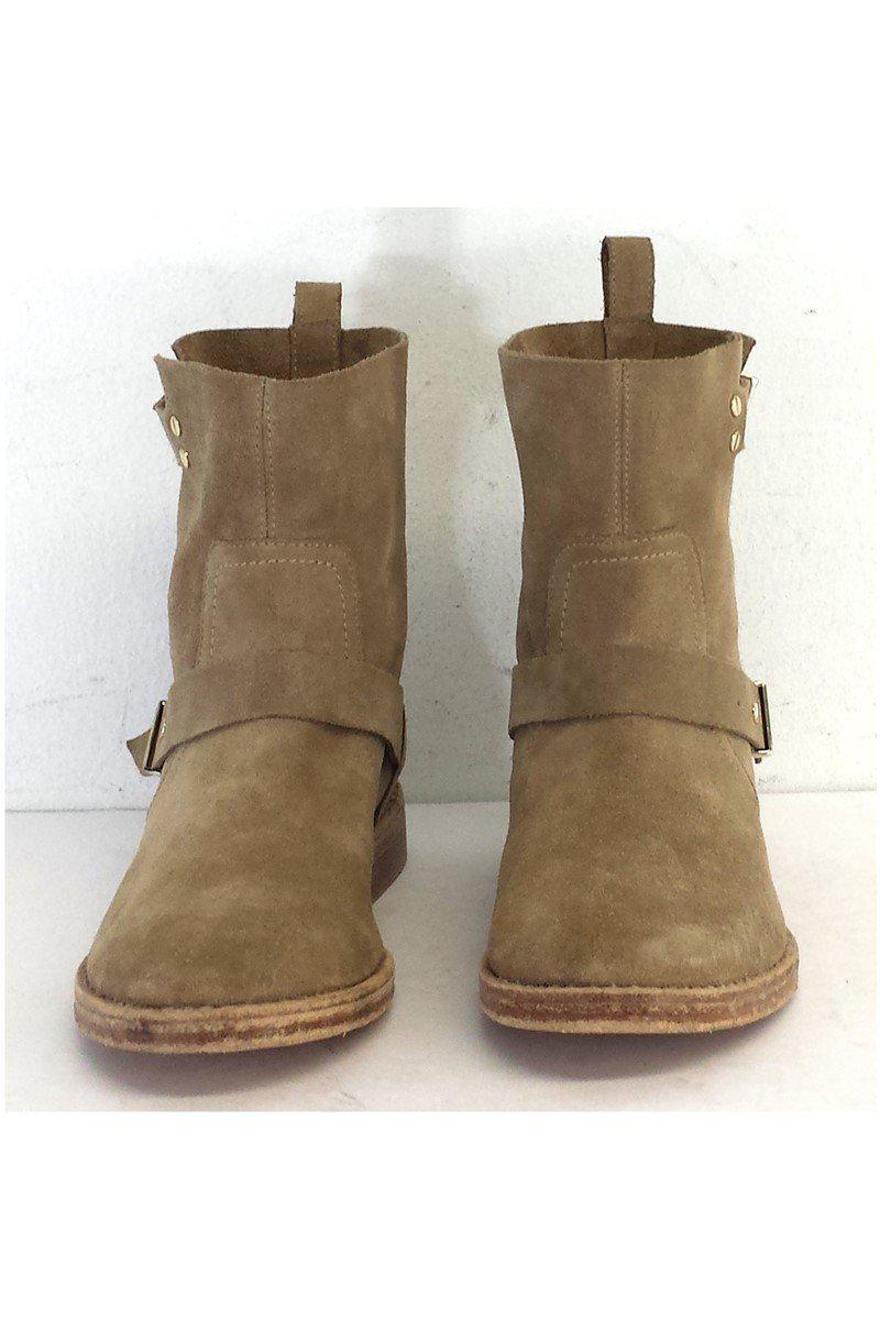 Joie Tan Suede Hoxton Ankle Boots - Size 5.5 - Must-Have Fashion!