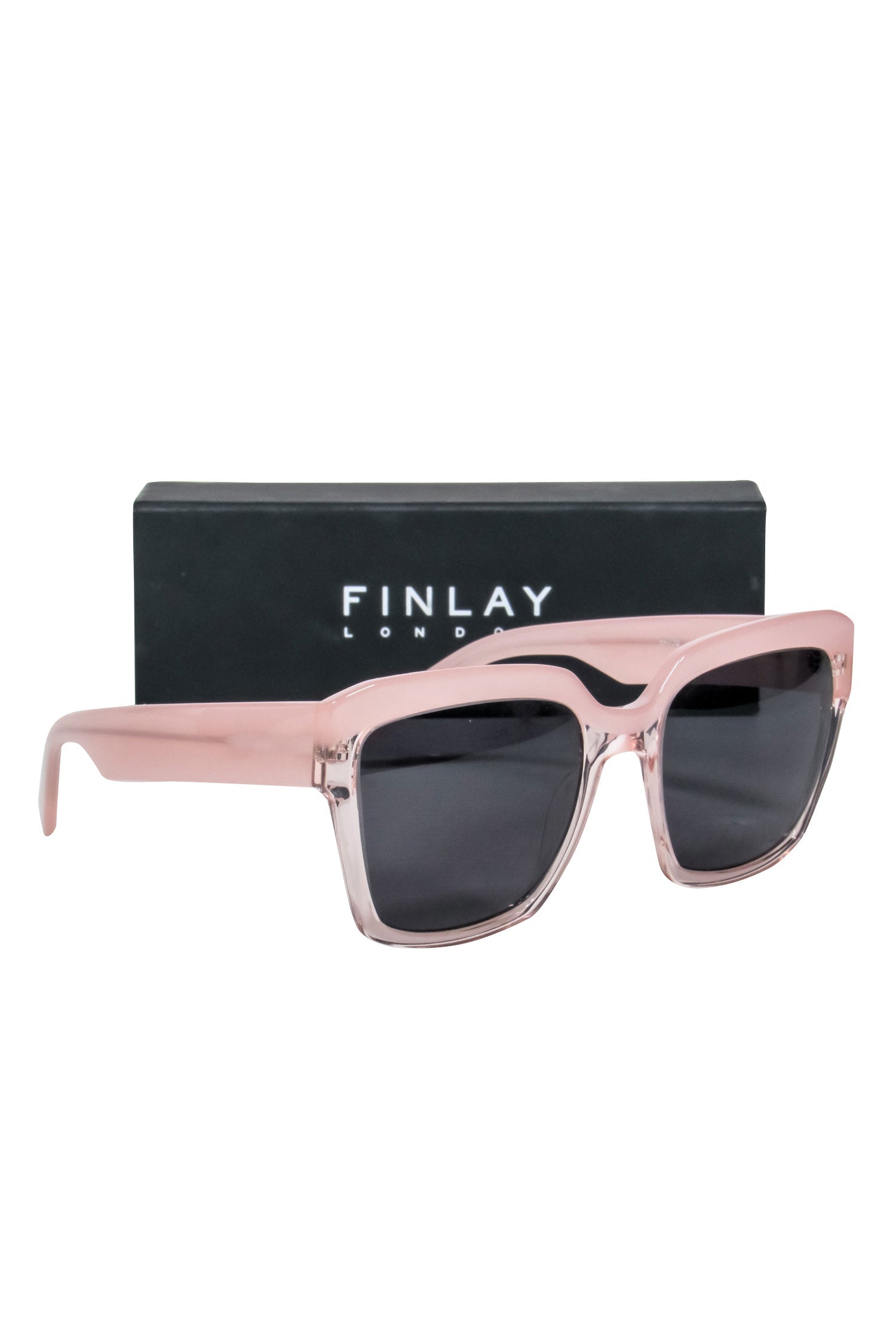 Finlay London - Chic Mauve Pink Oversized Sunglasses
