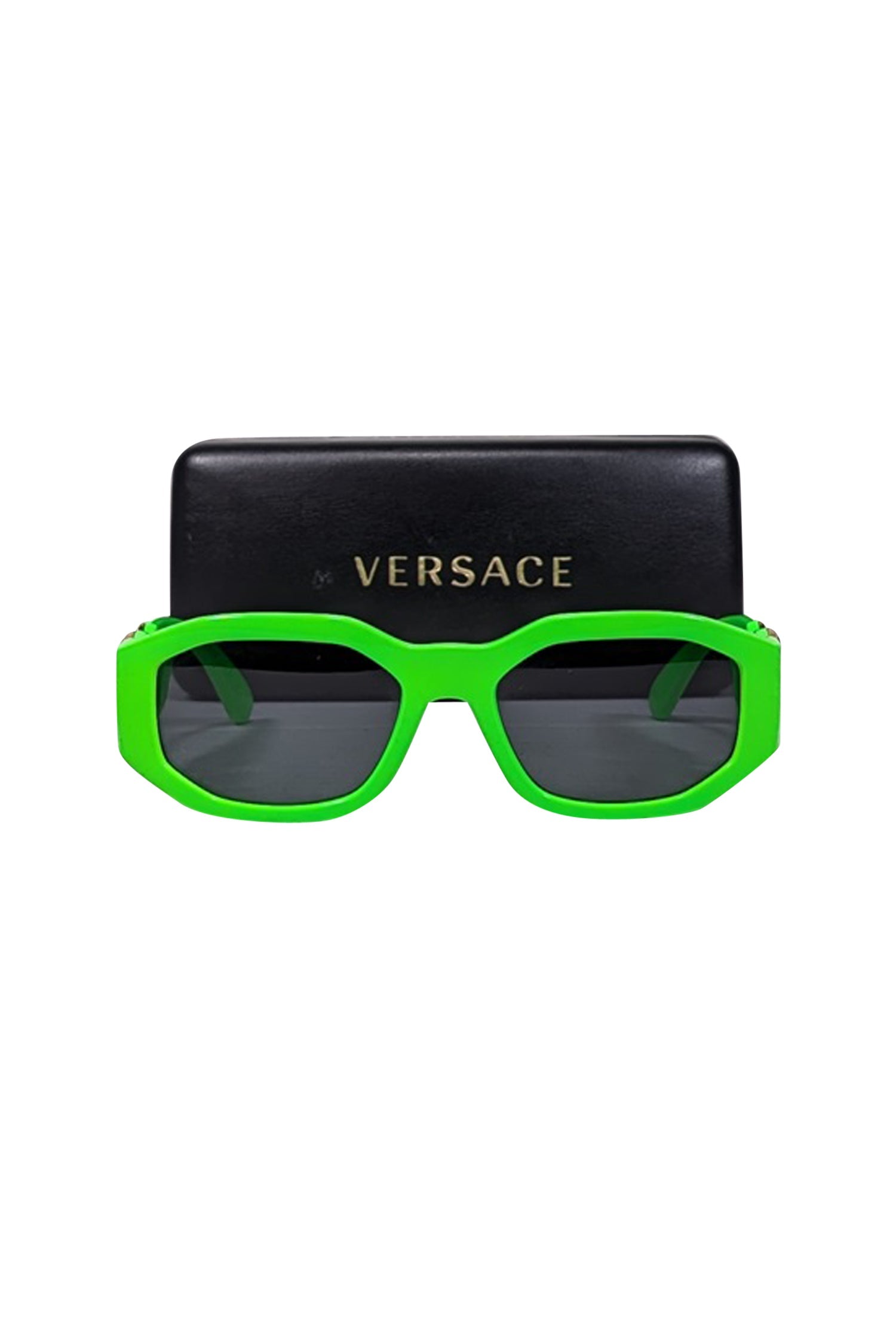 Versace Neon Green Fashion Statement Sunglasses
