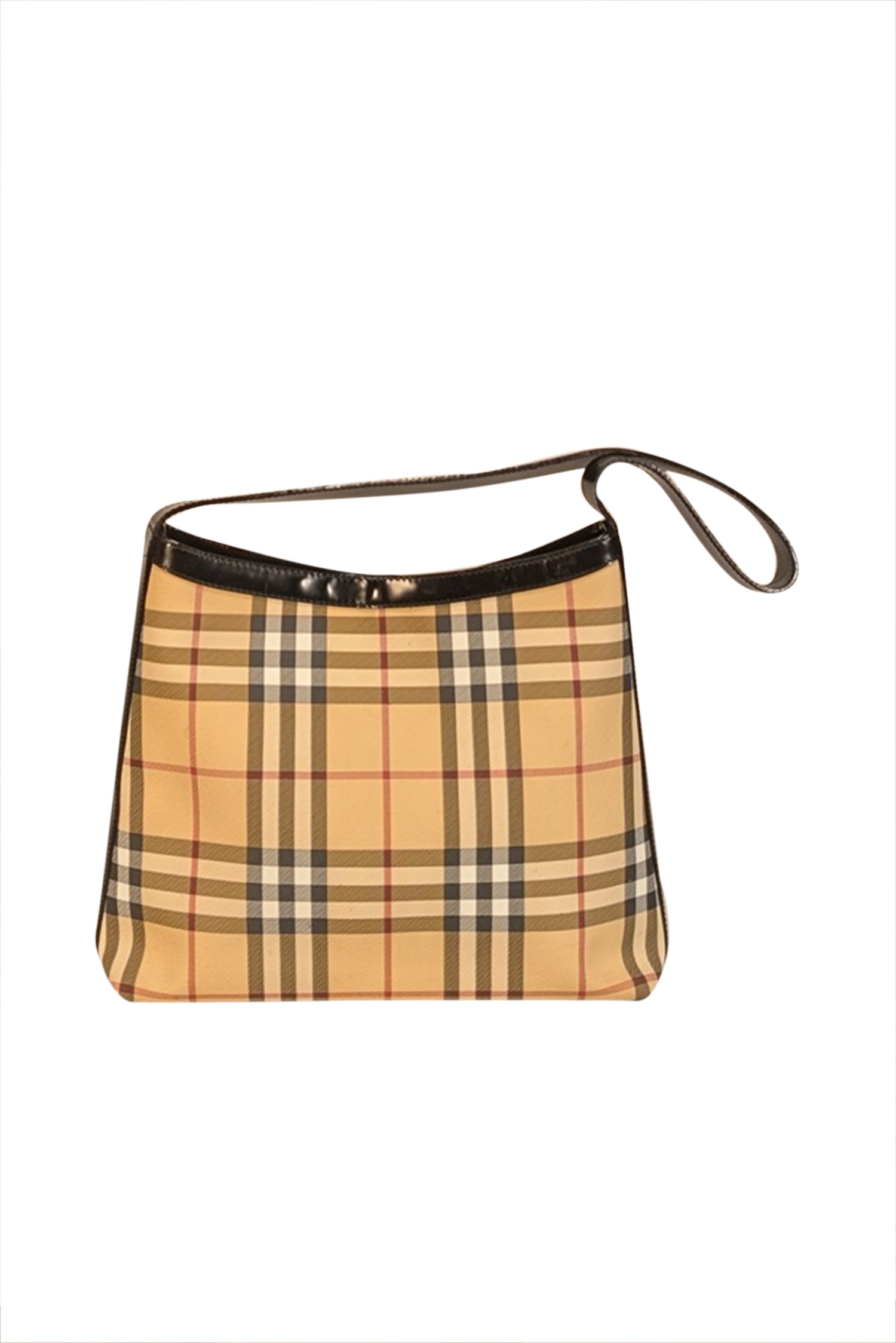 Burberry's Irresistible Beige Signature Plaid Shoulder Bag