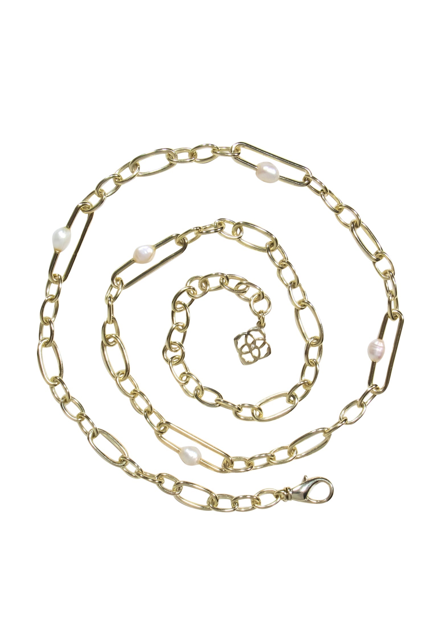 Kendra Scott's Gold Chain Lindsay Necklace with Faux Pearls - A Fashion Statement!