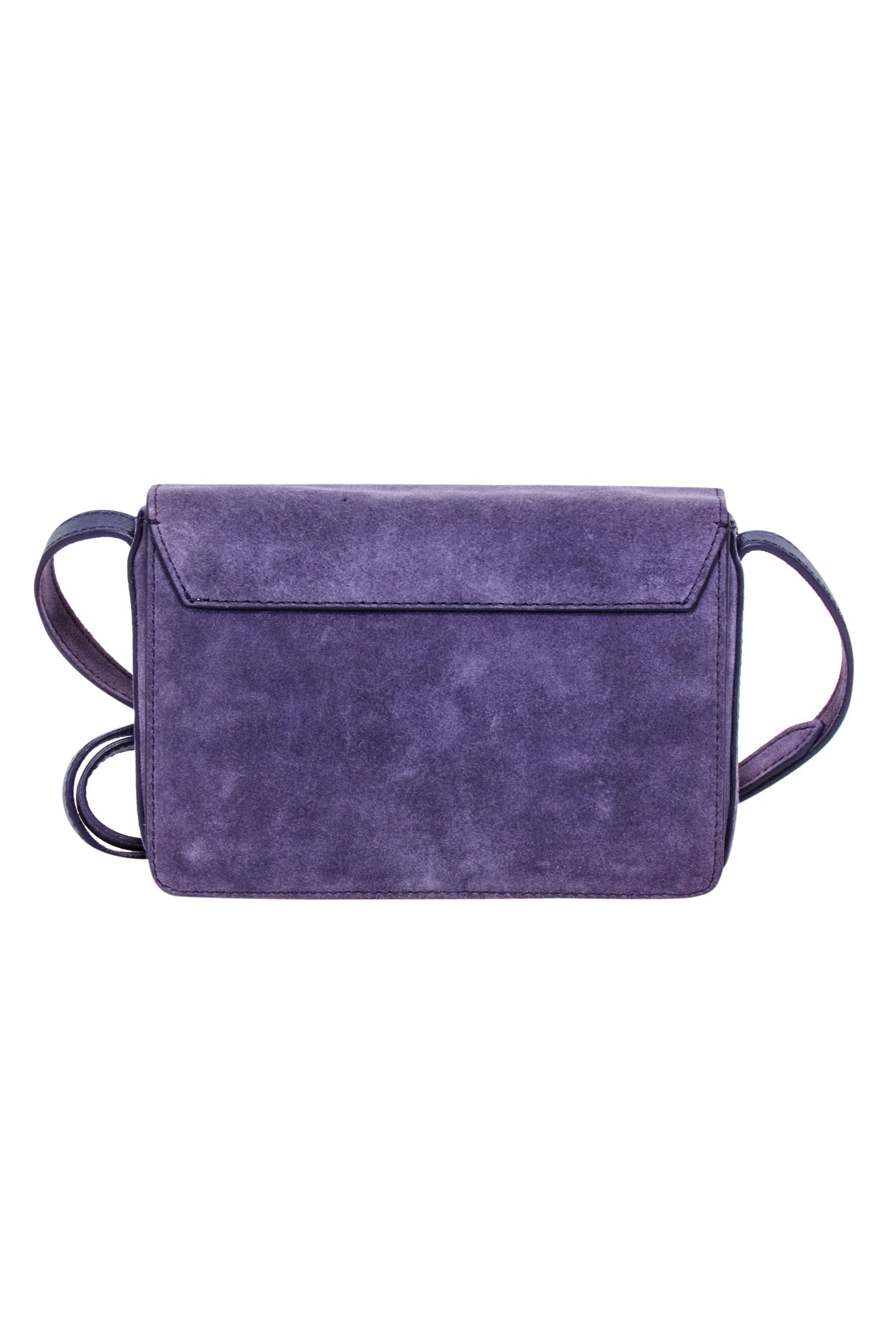Neely & Chloe's Stunning Lavender Suede Crossbody Bag