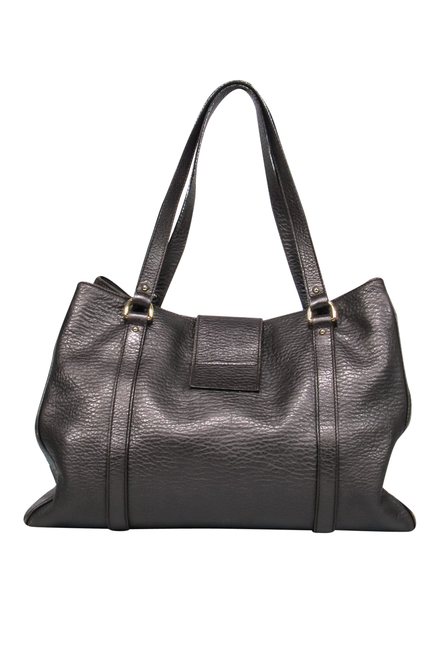 Dolce & Gabbana - Exquisite Bronze Pebbled Leather Handbag