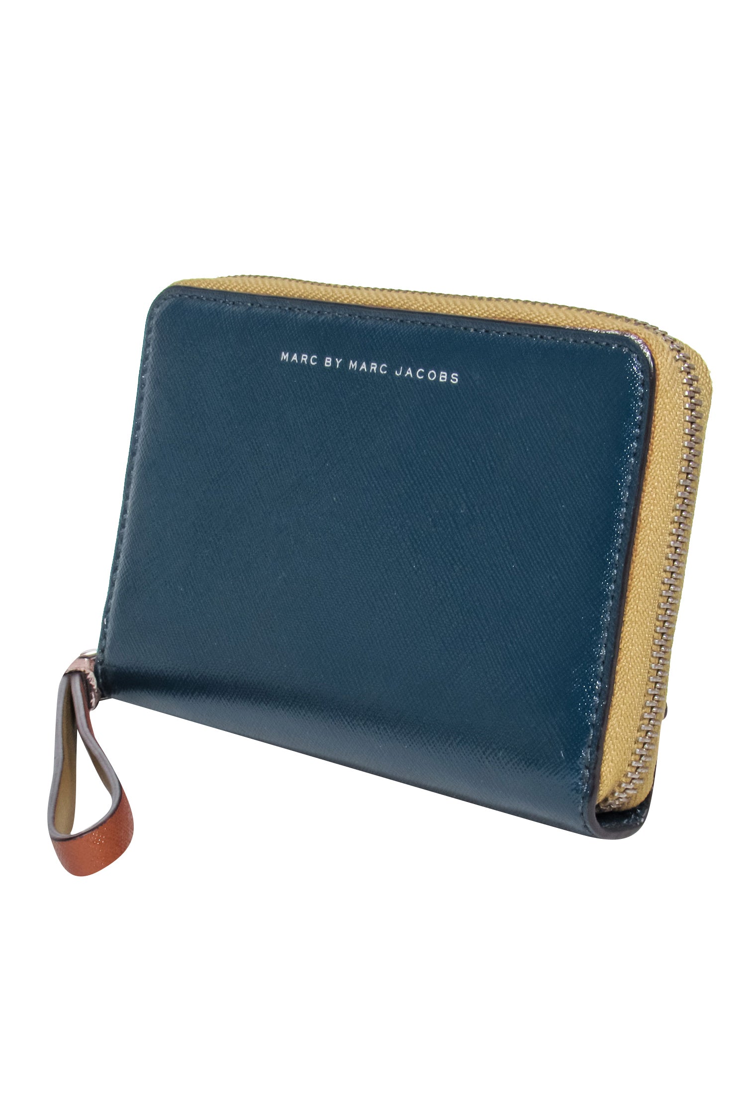 Marc by Marc Jacobs - Stunning Green & Brown Color - Block Wristlet with Tan Trim