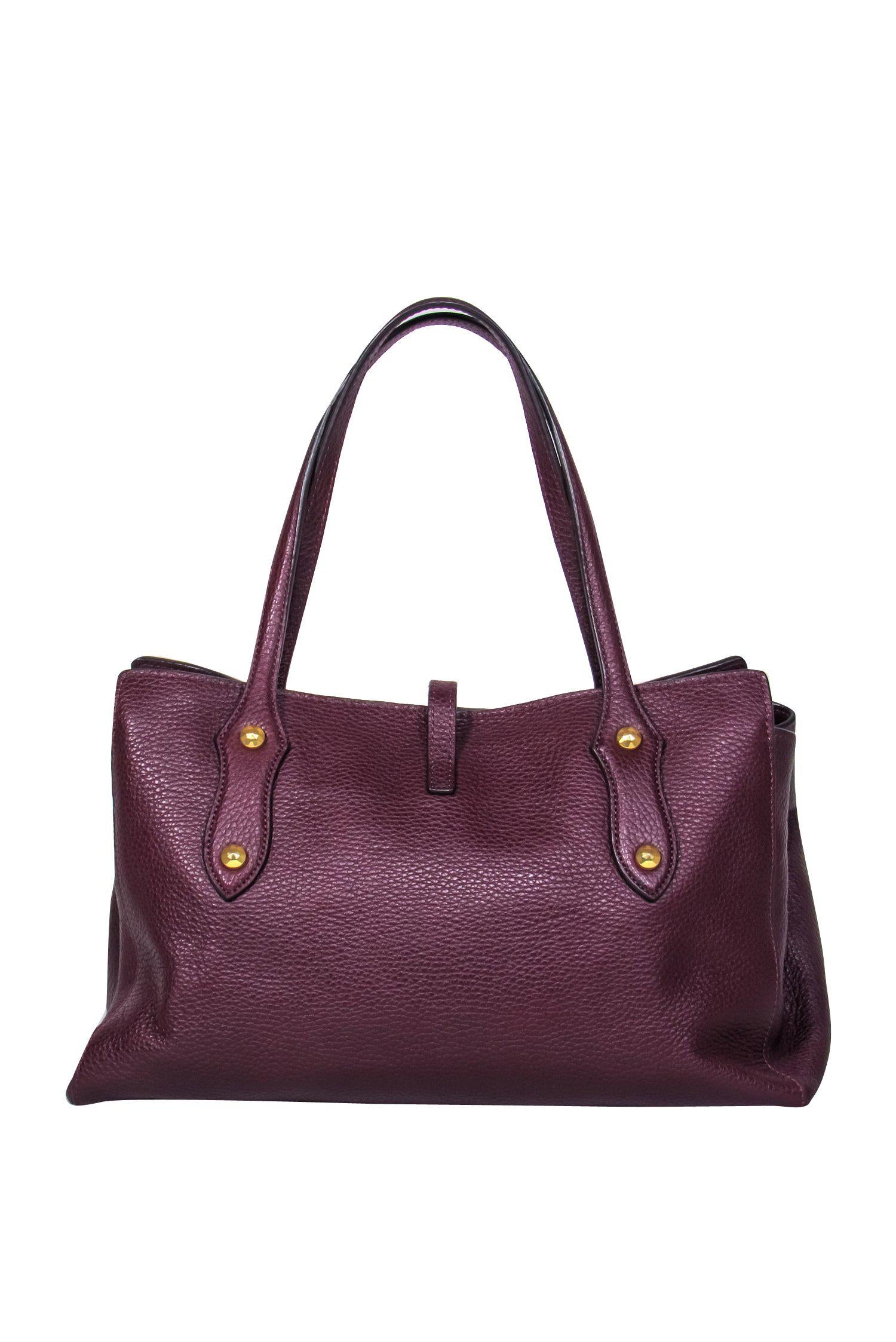 Annabel Ingall Oxblood Leather Mini Convertible Tote Bag - A Stylish Essential