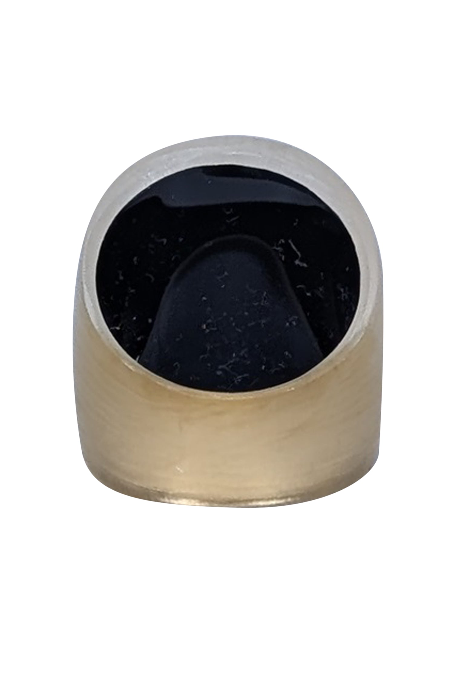 Alexis Bittar's Stunning Gold Lucite Ring - Size 7