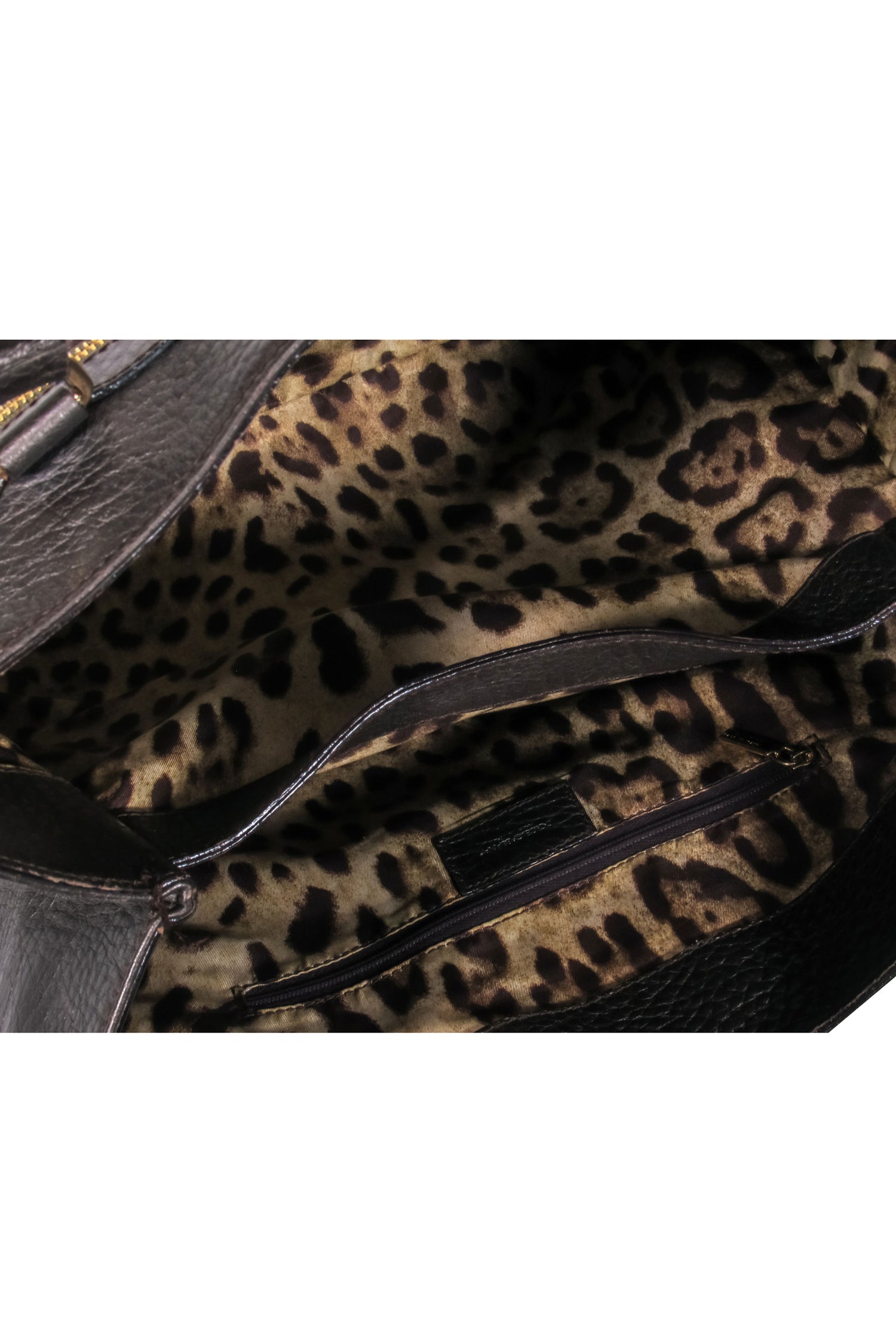 Dolce & Gabbana - Exquisite Bronze Pebbled Leather Handbag