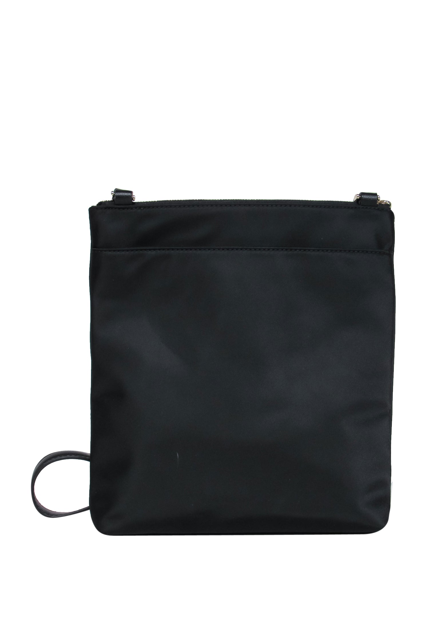 Kate Spade - Chic Black Nylon Small Square Crossbody Bag