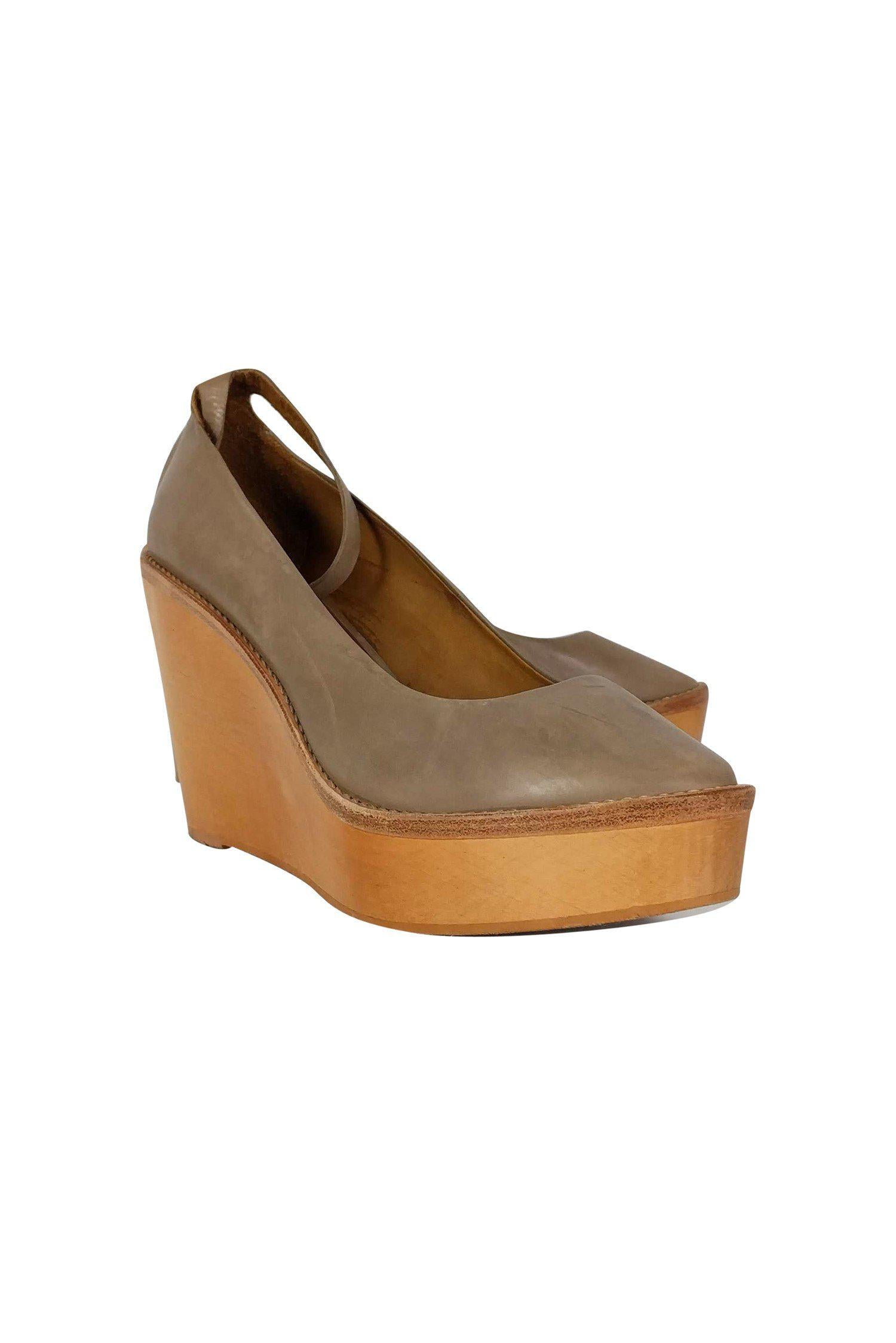 Isabel Marant Taupe Platform Wedges - Size 11 - Irresistible Style!