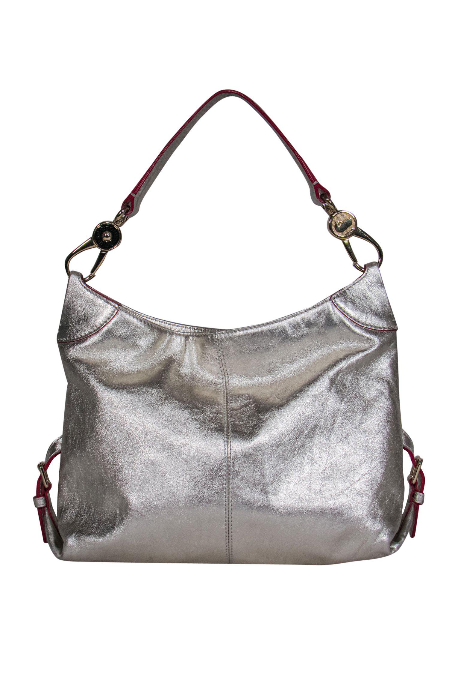 Dooney & Bourke's Stunning Gold Metallic Leather Shoulder Bag