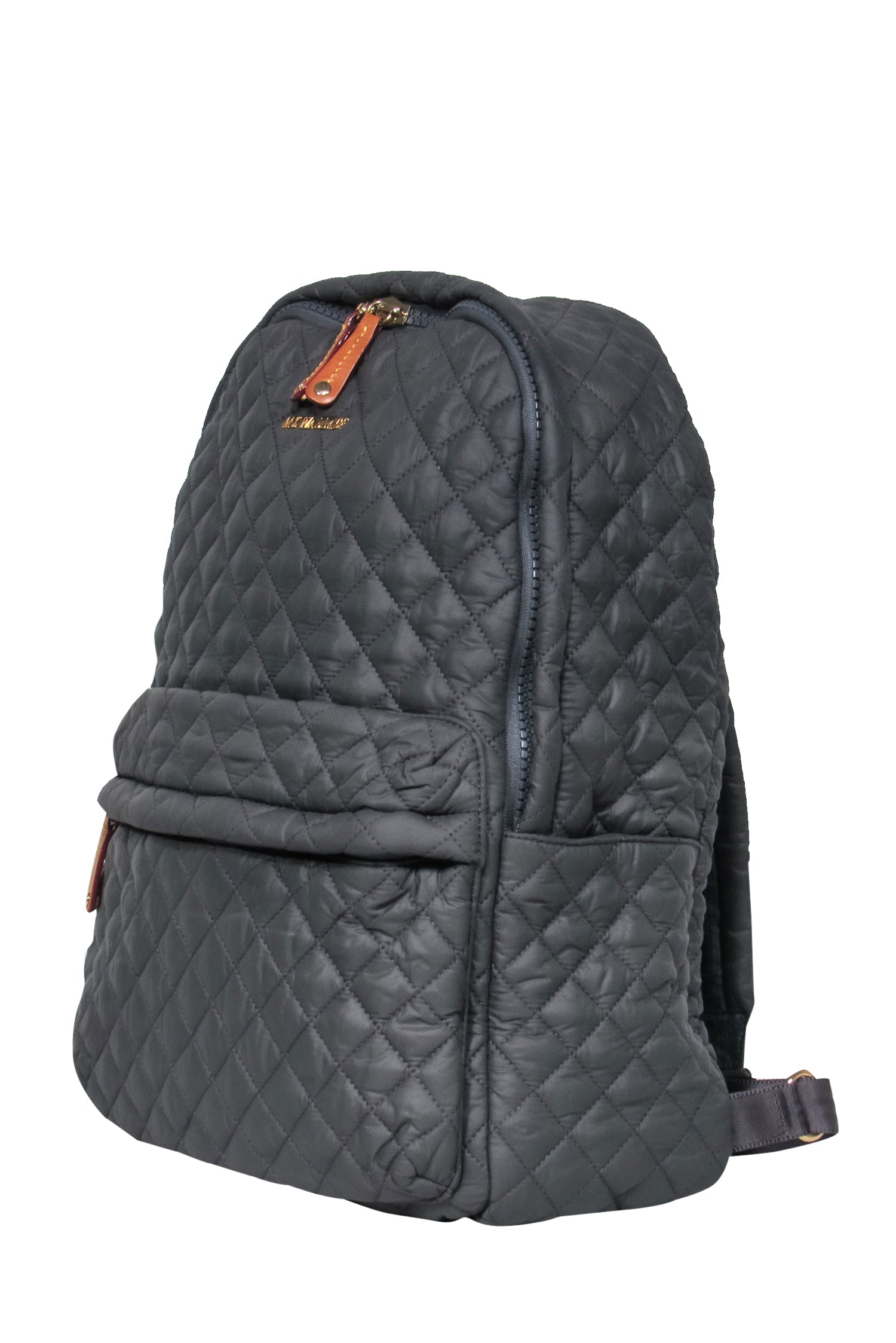 MZ Wallace - Stylish Dark Grey Quilted Nylon Backpack for Adventurous Souls