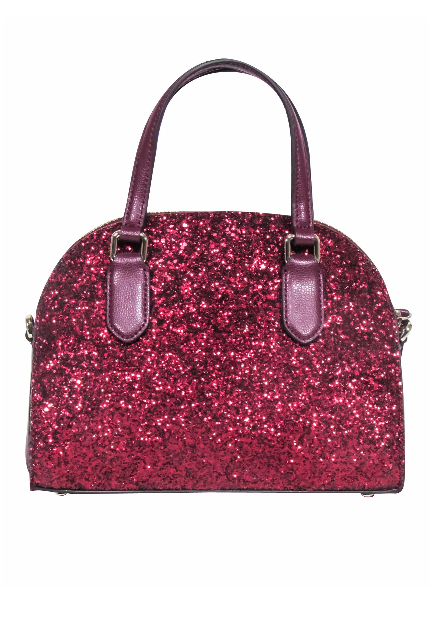 Kate Spade Maroon Glitter Crossbody Bag: Sparkle in Style!